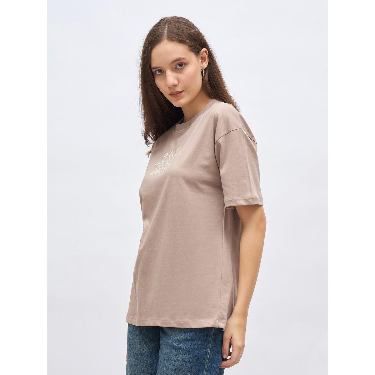 تيشيرت فضفاض بطبعة كتابة-women-clothing-tshirts-image-3