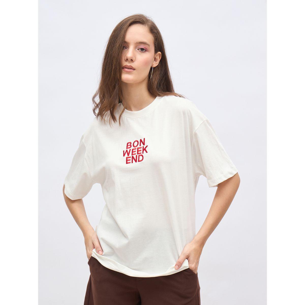 Styli Embroidered Slogan Oversized T-Shirt-women-clothing-tshirts-image-2