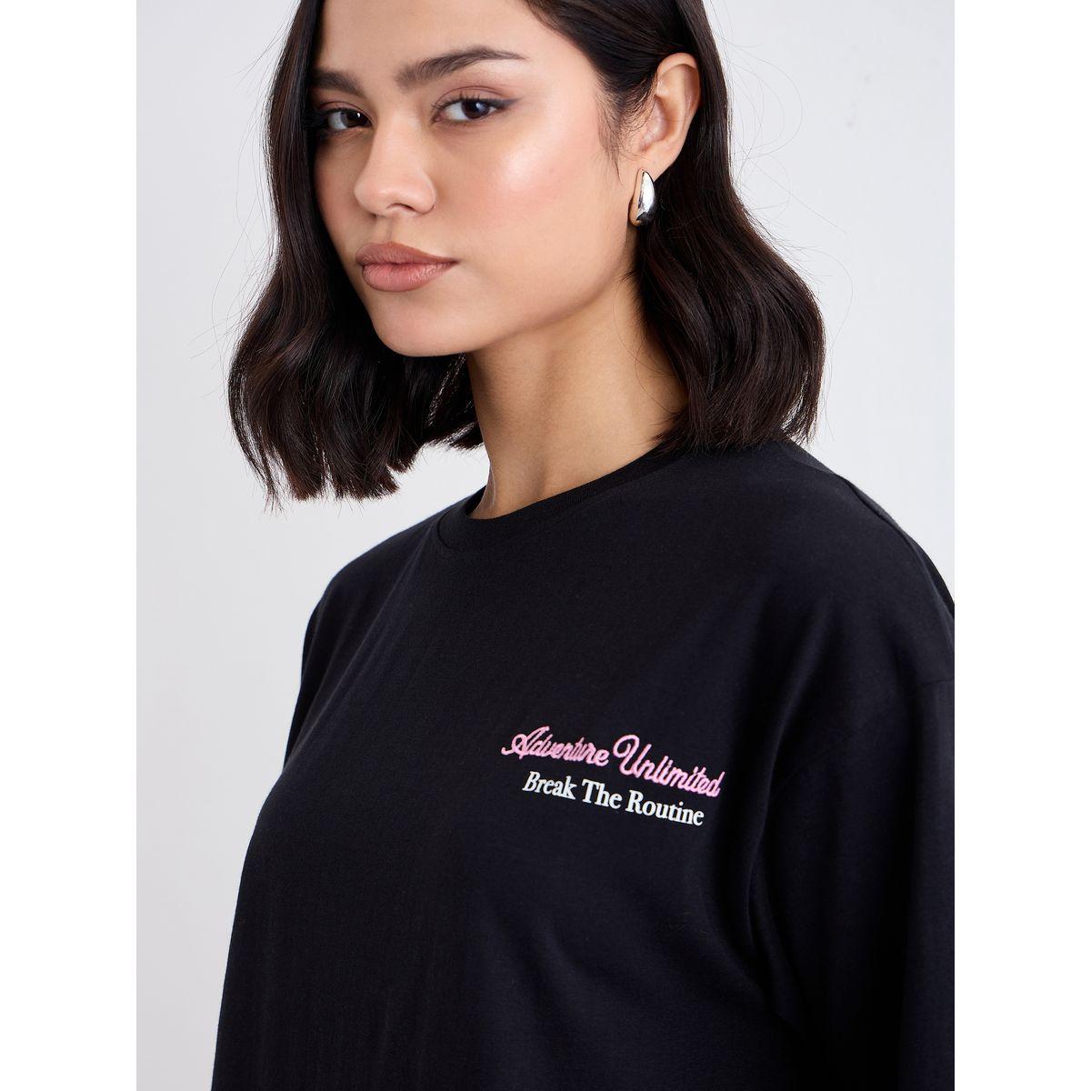 Styli Embroidered Slogan Oversized T-Shirt-women-clothing-tshirts-image-3