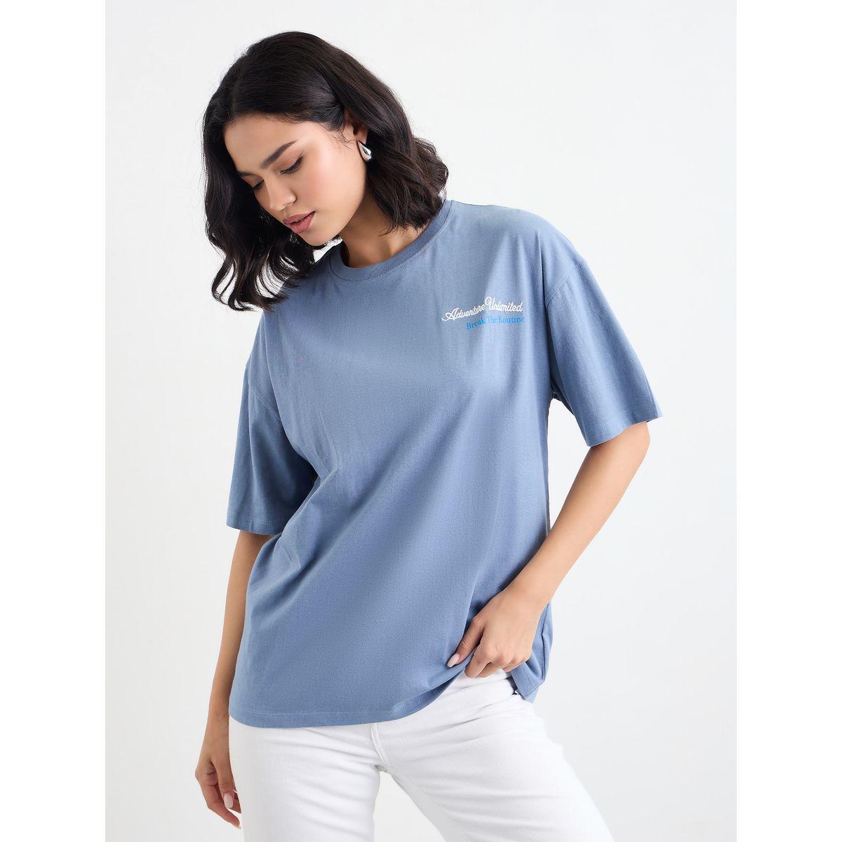 Styli Embroidered Slogan Oversized T-Shirt-women-clothing-tshirts-image-2