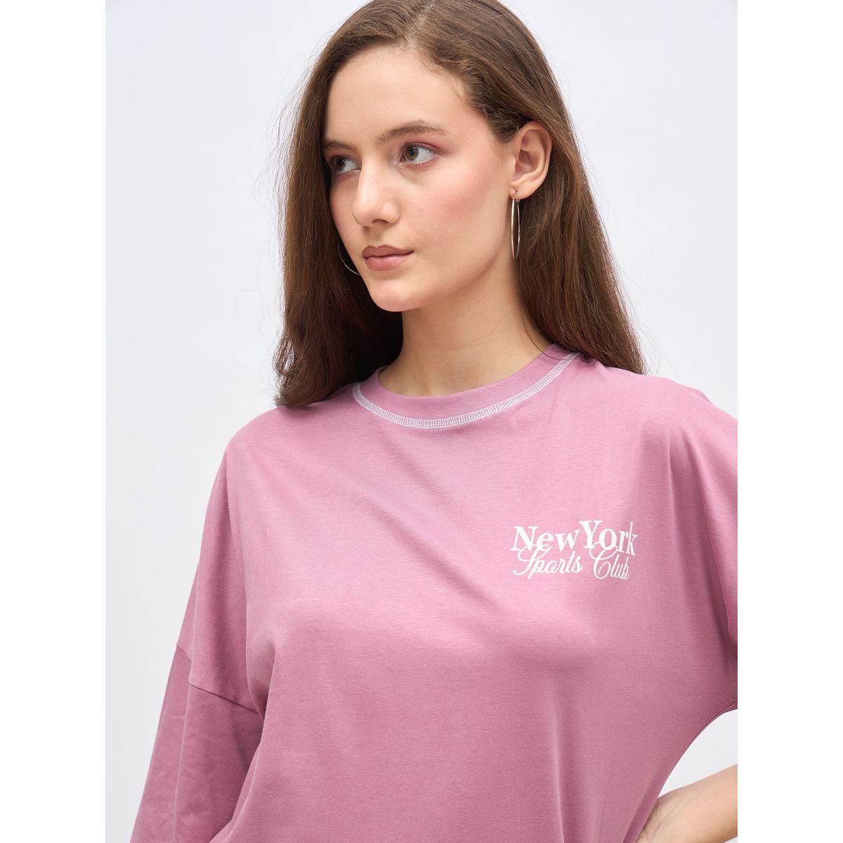 Styli Back Graphic Print Oversized Longline T-Shirt-women-clothing-tshirts-image-4