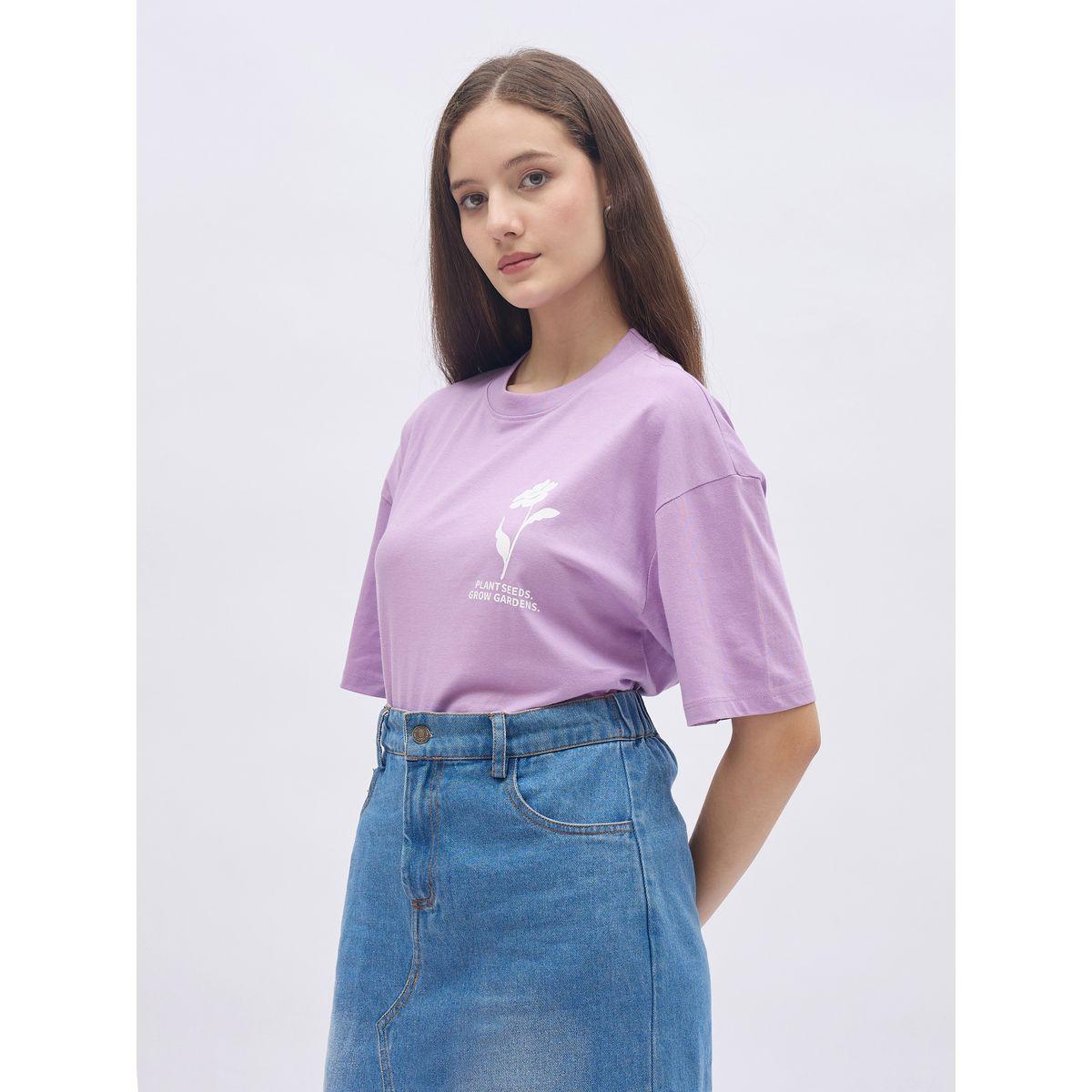 تيشيرت فضفاض بياقة دائرية-women-clothing-tshirts-image-3