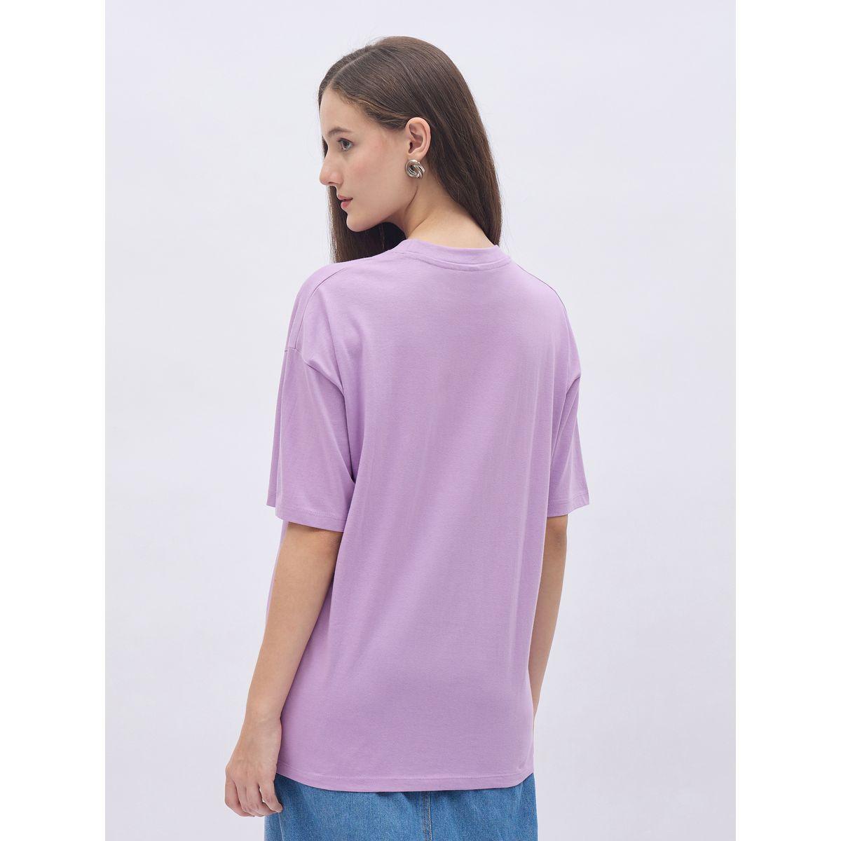 تيشيرت فضفاض بياقة دائرية-women-clothing-tshirts-image-5