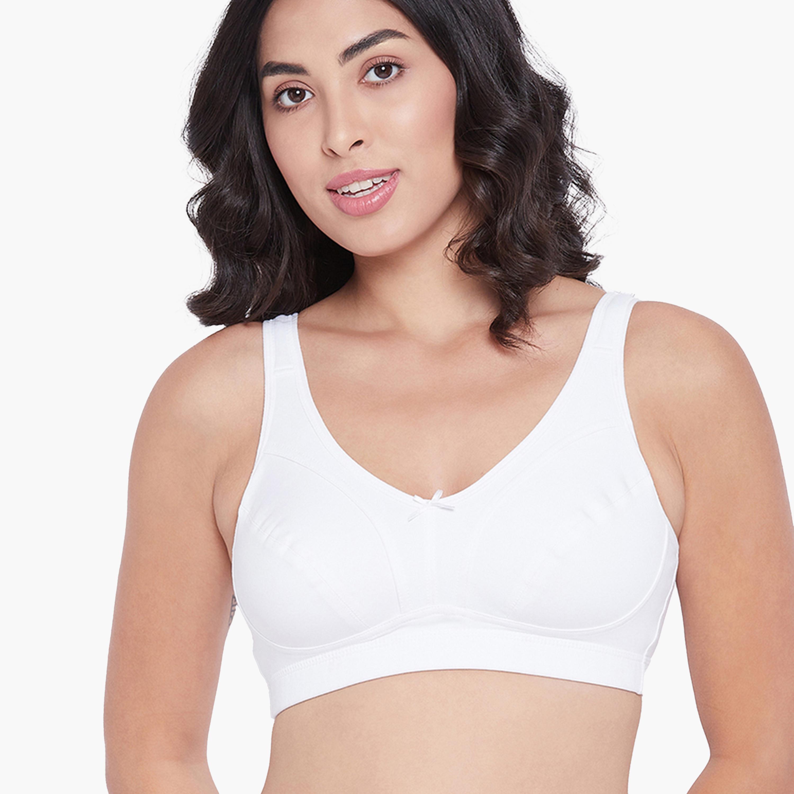 كولفيا × ستايلي - طقم 3 قطع للنساء - حمالات صدر غير مبطنة بدون أسلاك كاملة التغطية-women-clothing-lingerie-bras-image-1