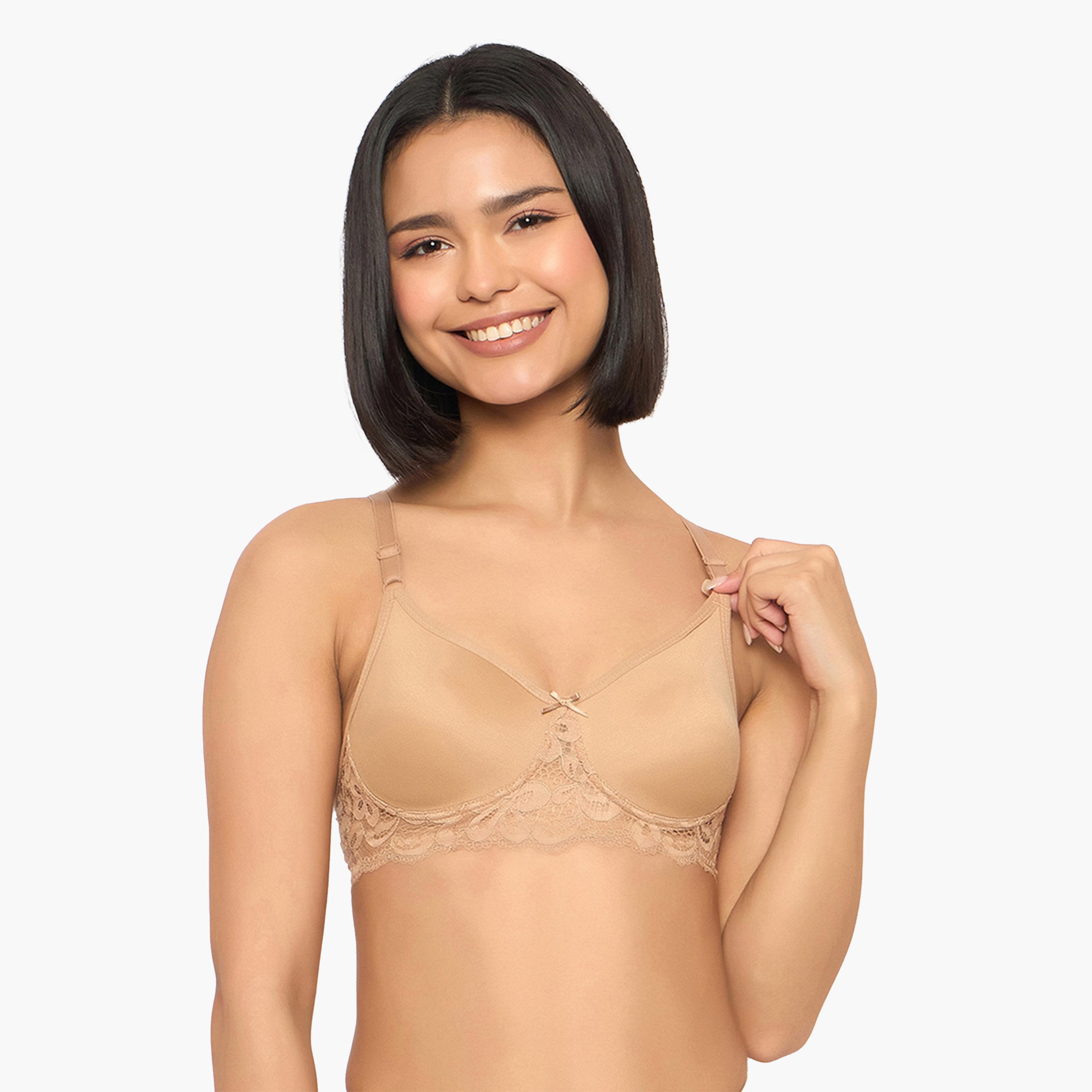 كولفيا × ستايلي - طقم ملون 3 قطع - حمالات صدر غير مبطنة بدون أسلاك لتغطية كاملة-women-clothing-lingerie-bras-image-1