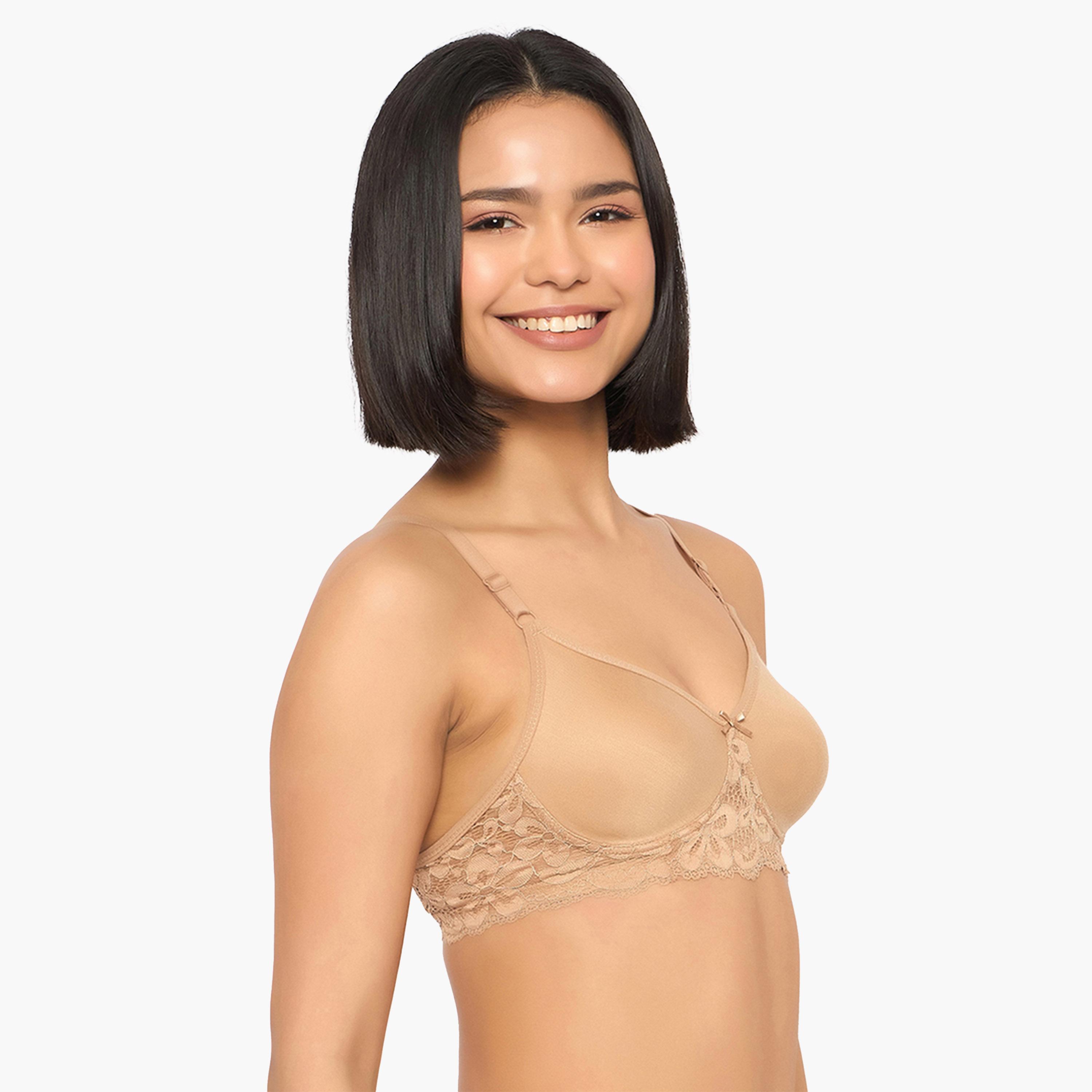 Clovia X Styli Multi Color Pack of 3 Non-Padded Non-Wired Full Coverage Bras-women-clothing-lingerie-bras-image-5