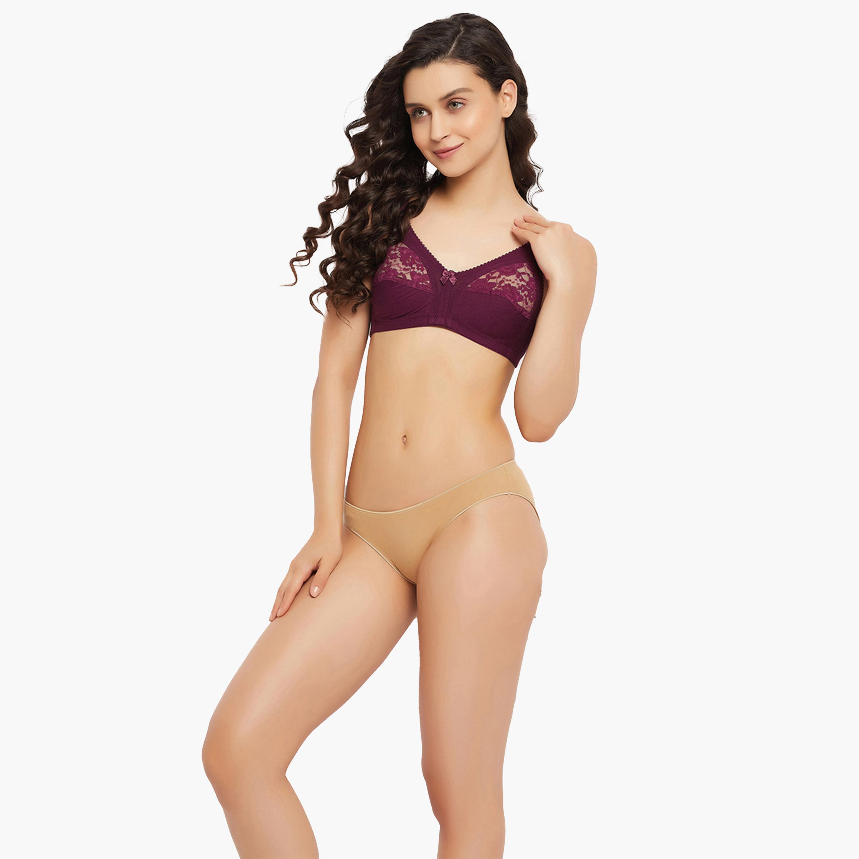 كولفيا × ستايلي - طقم ملون قطعتين - حمالات صدر غير مبطنة بدون أسلاك بكوب كامل-women-clothing-lingerie-bras-image-9