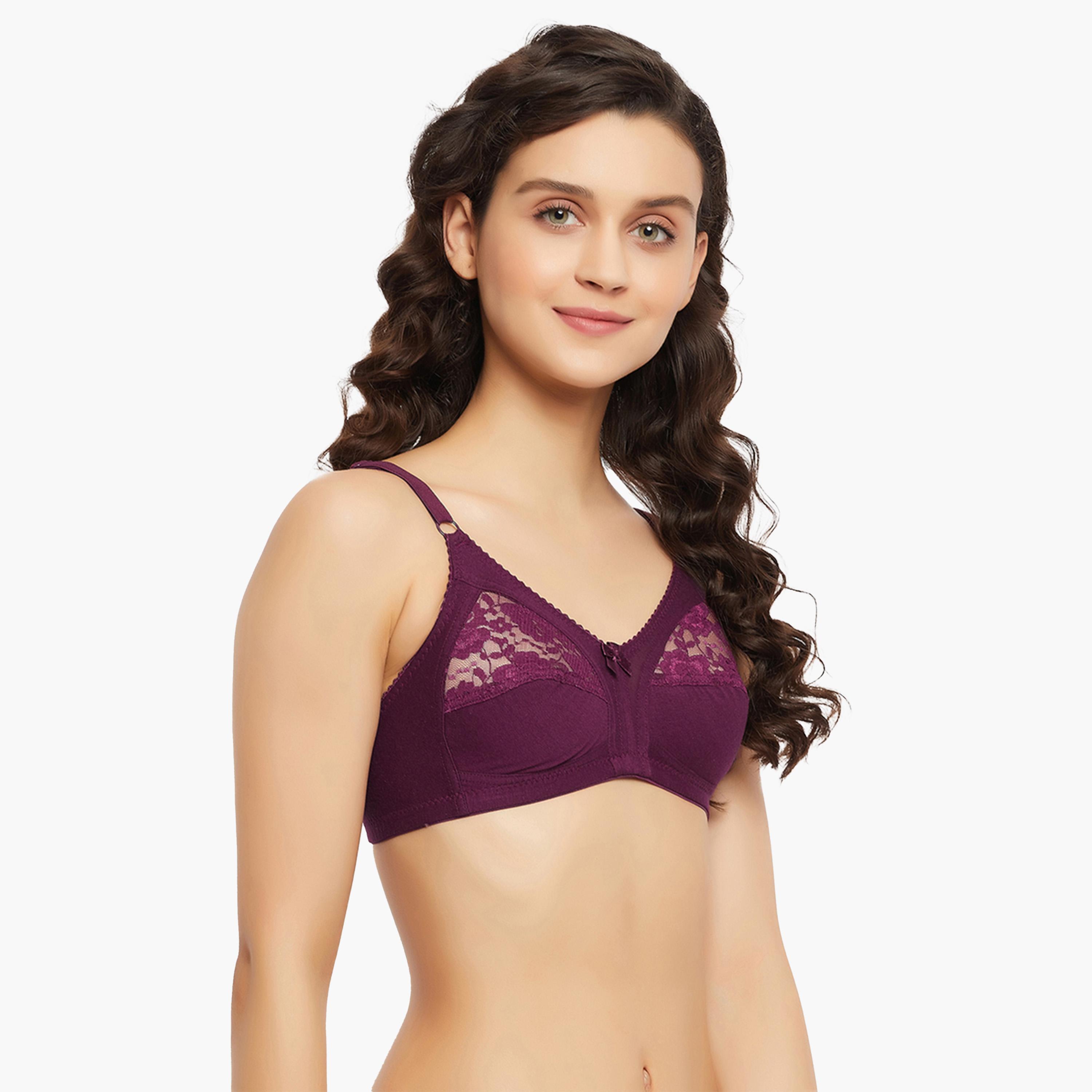 كولفيا × ستايلي - طقم ملون قطعتين - حمالات صدر غير مبطنة بدون أسلاك بكوب كامل-women-clothing-lingerie-bras-image-6