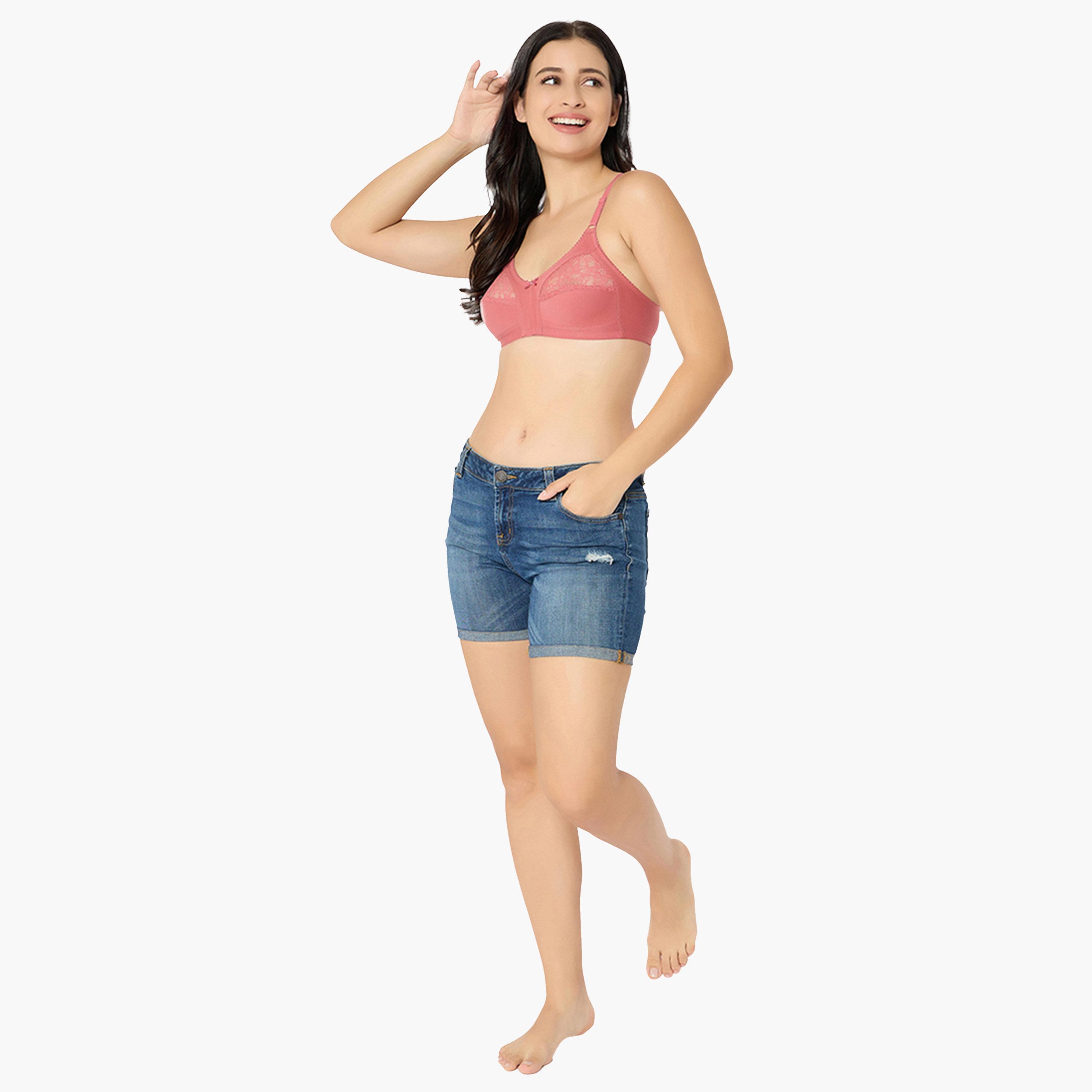 كولفيا × ستايلي - طقم قطعتين - حمالة صدر كاملة التغطية غير مبطنة بدون أسلاك-women-clothing-lingerie-bras-image-2