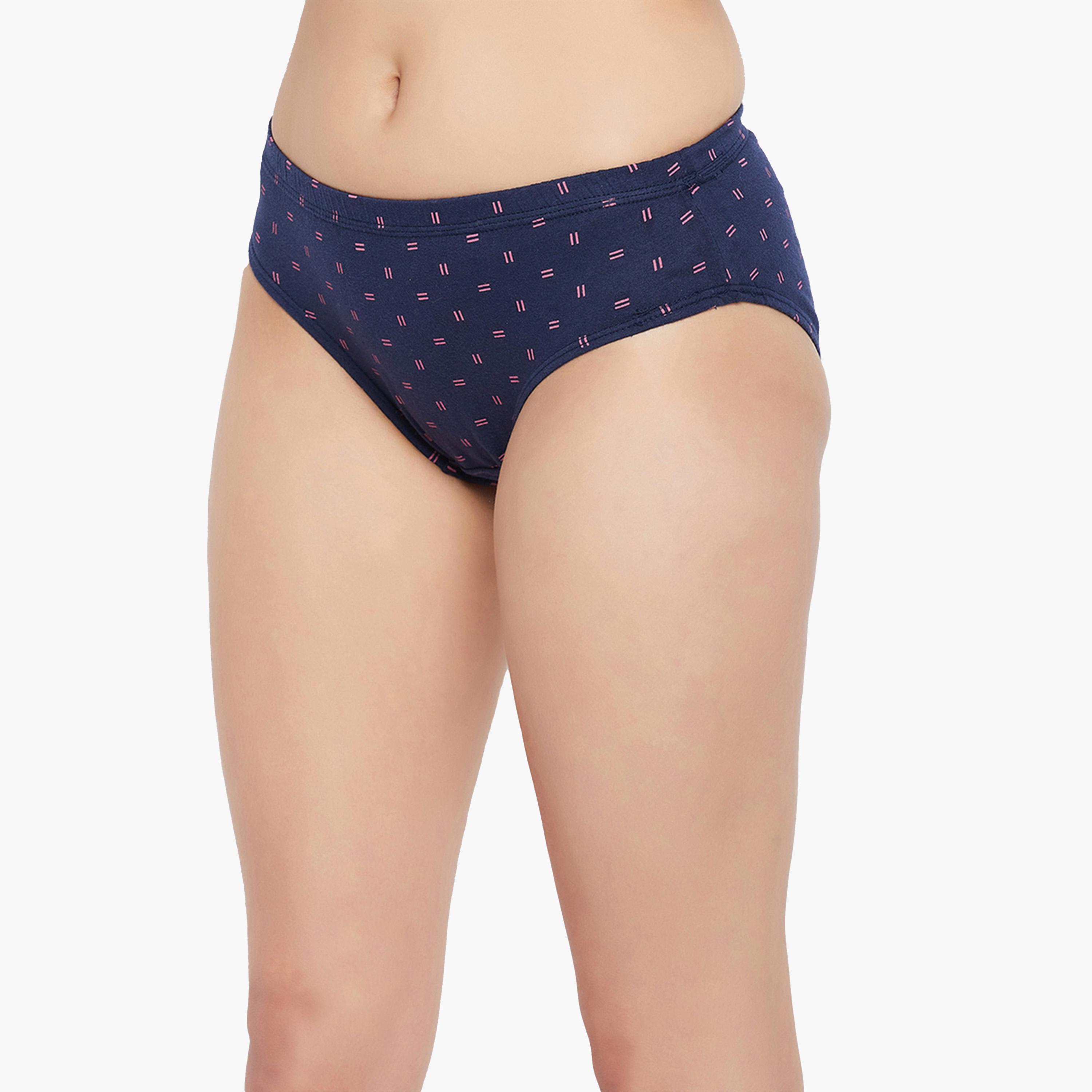 كولفيا × ستايلي - طقم 3 قطع للنساء - سراويل داخلية مطبوعة متوسطة الخصر-women-clothing-lingerie-panties-image-15