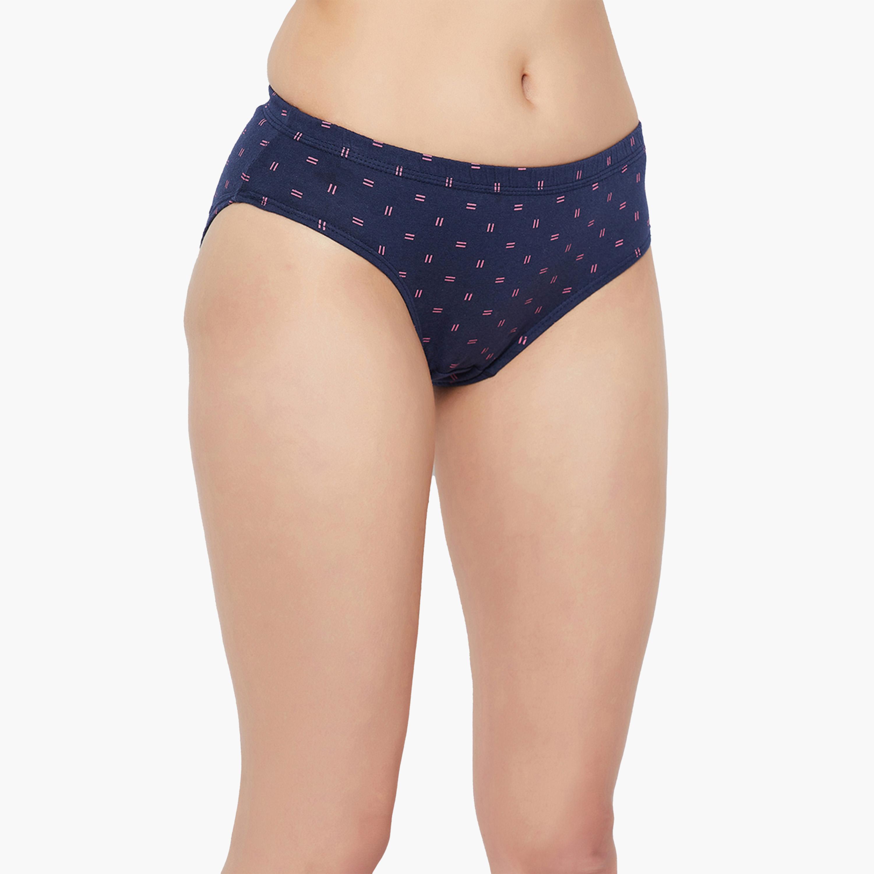 كولفيا × ستايلي - طقم 3 قطع للنساء - سراويل داخلية مطبوعة متوسطة الخصر-women-clothing-lingerie-panties-image-16