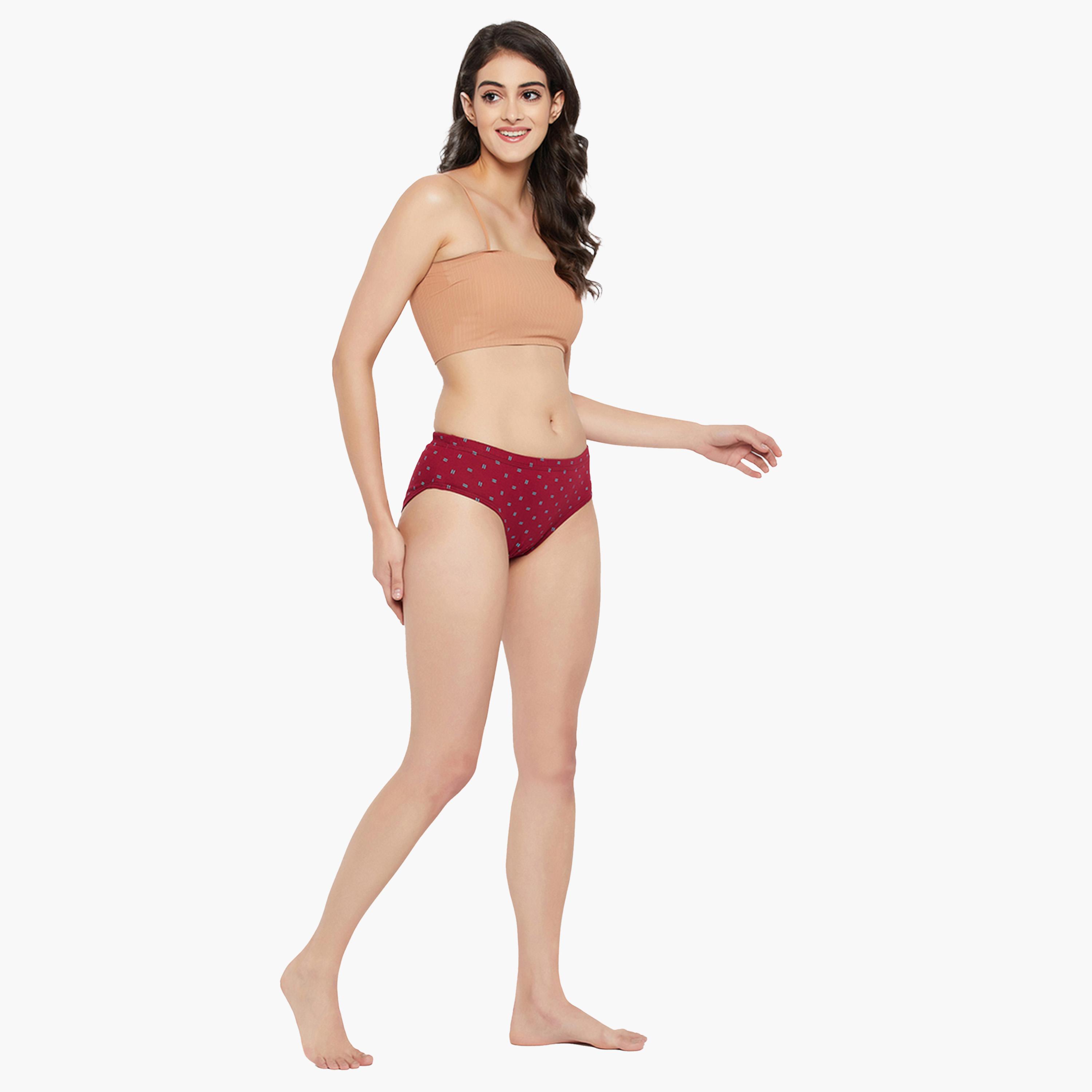 Clovia X Styli Women Pack of 3 Mid Waist Printed Hipster Briefs-women-clothing-lingerie-panties-image-2