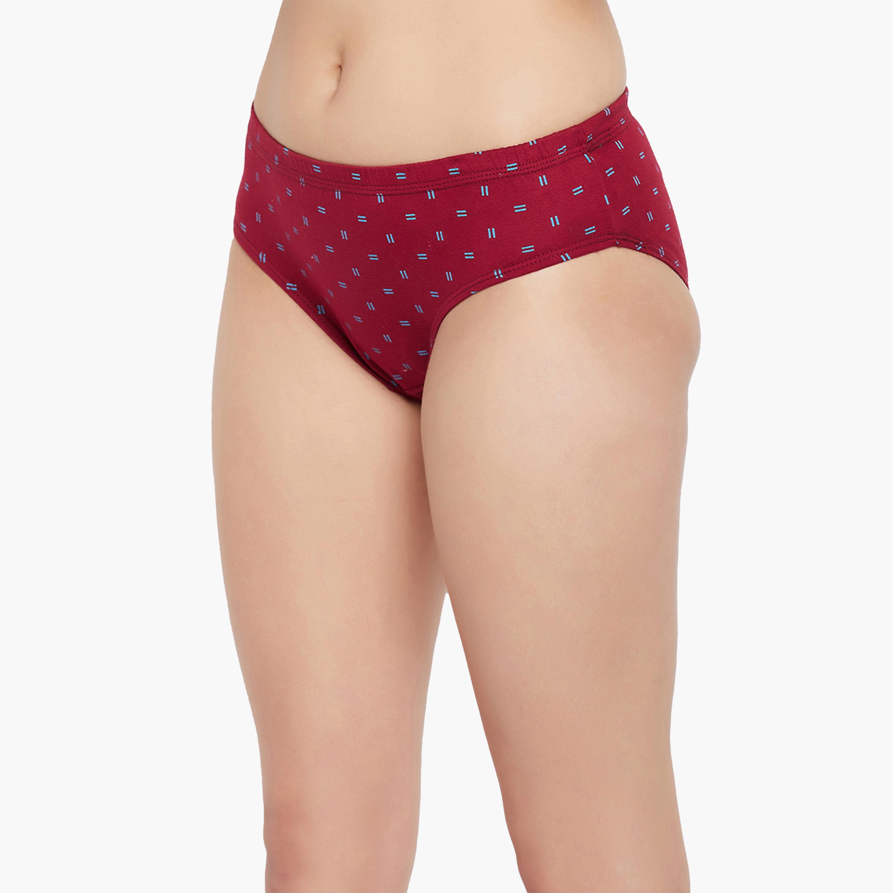 كولفيا × ستايلي - طقم 3 قطع للنساء - سراويل داخلية مطبوعة متوسطة الخصر-women-clothing-lingerie-panties-image-3