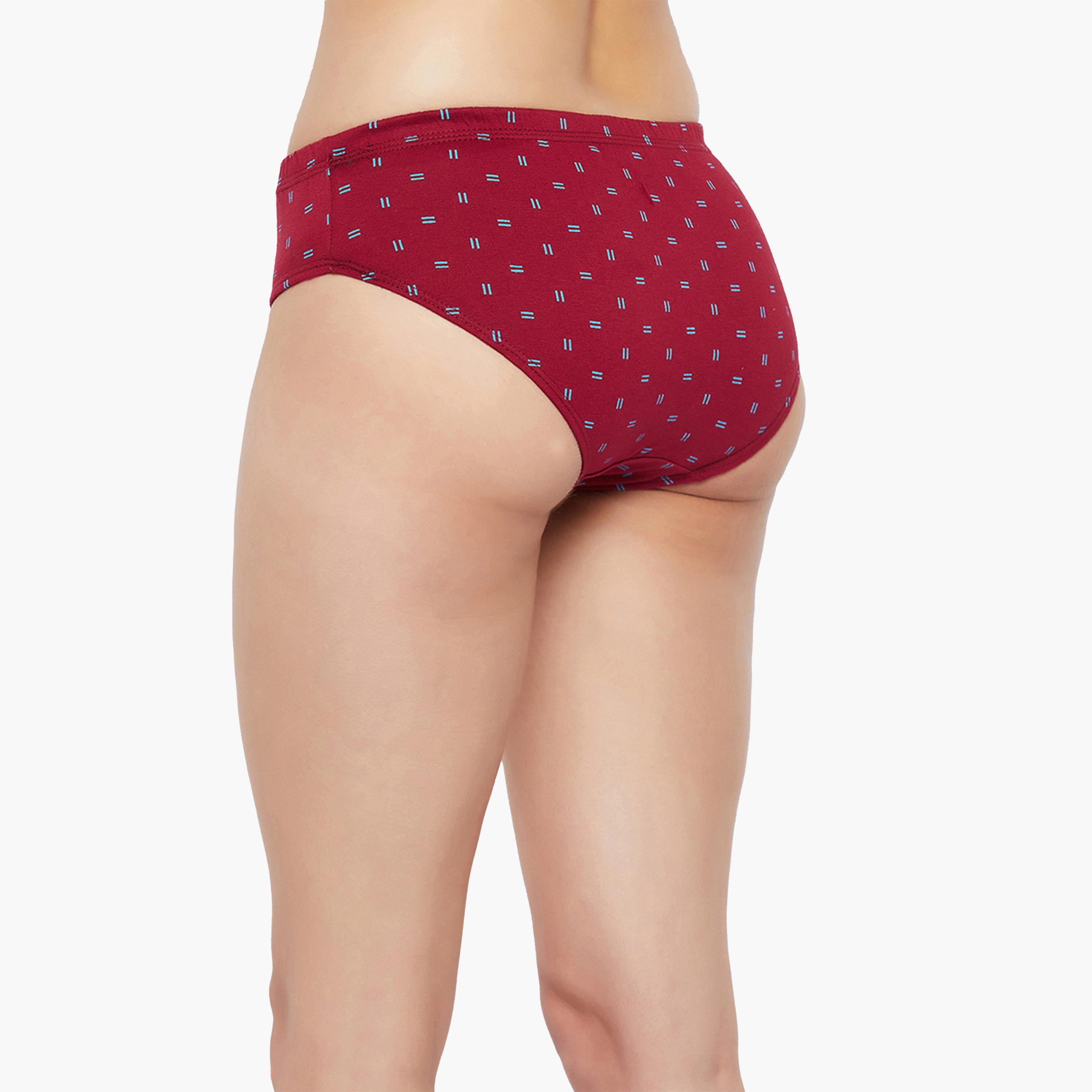 Clovia X Styli Women Pack of 3 Mid Waist Printed Hipster Briefs-women-clothing-lingerie-panties-image-5