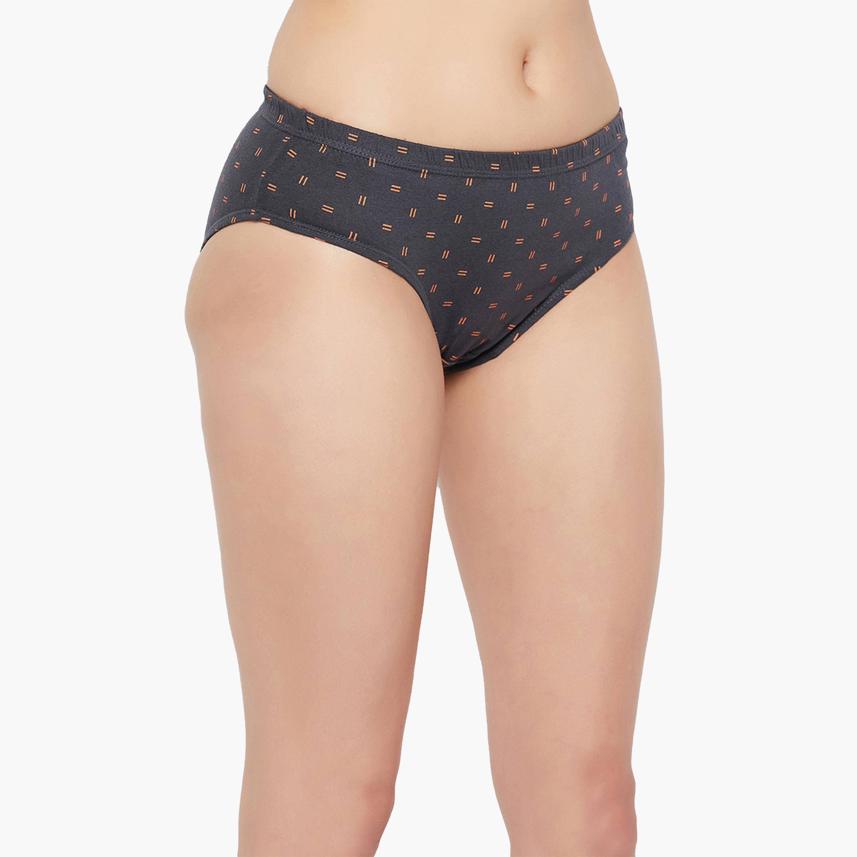 كولفيا × ستايلي - طقم 3 قطع للنساء - سراويل داخلية مطبوعة متوسطة الخصر-women-clothing-lingerie-panties-image-9