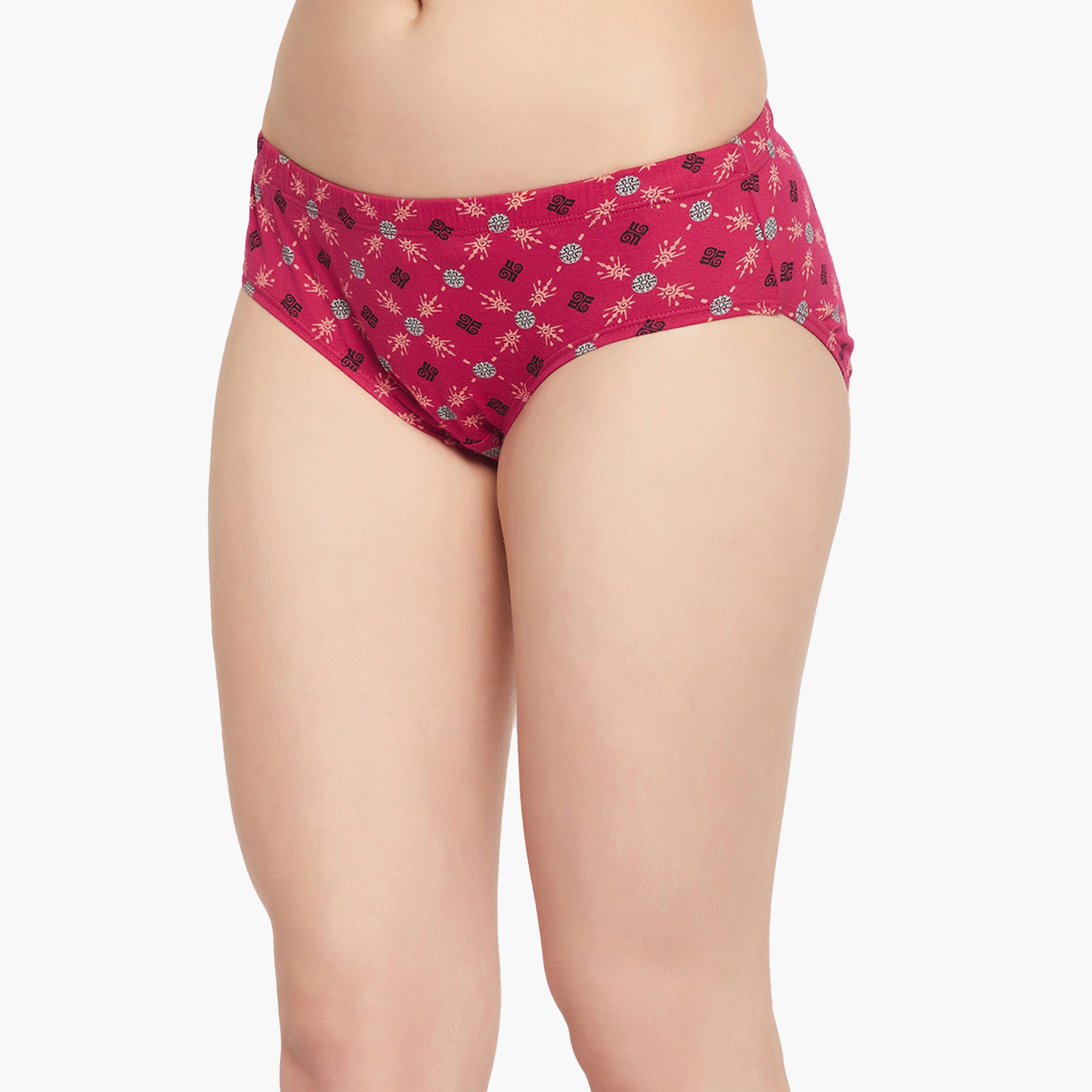 Clovia X Styli Multicolor Pack of 3 Mid Waist Floral Printed Hipster Briefs-women-clothing-lingerie-panties-image-3
