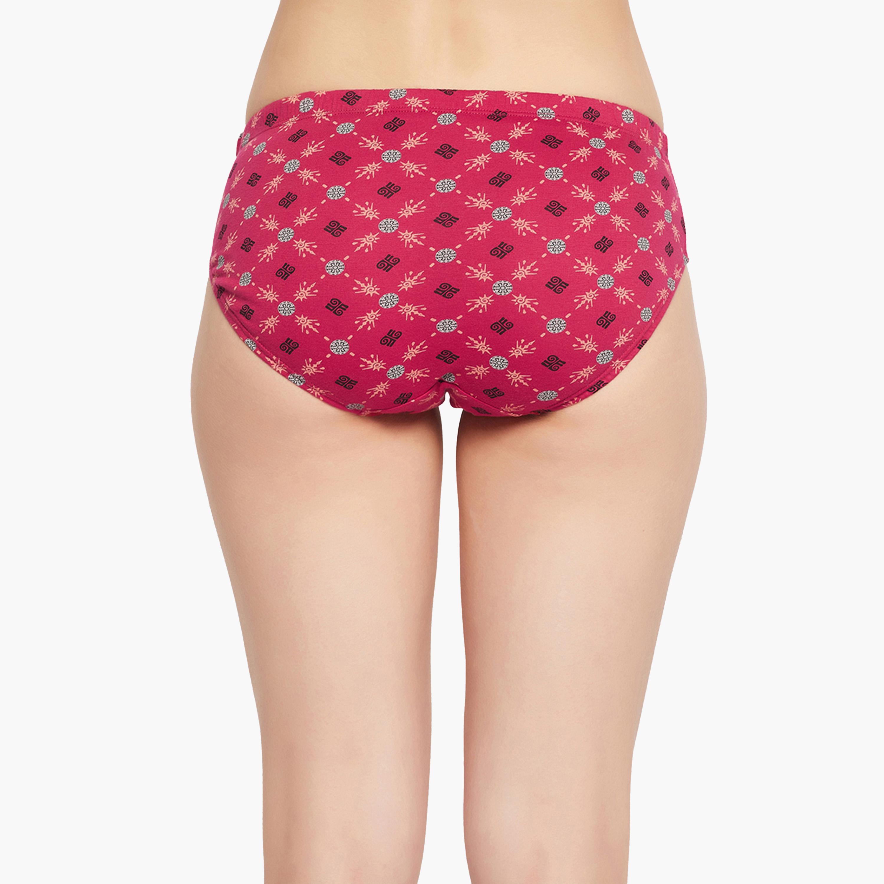 Clovia X Styli Multicolor Pack of 3 Mid Waist Floral Printed Hipster Briefs-women-clothing-lingerie-panties-image-5