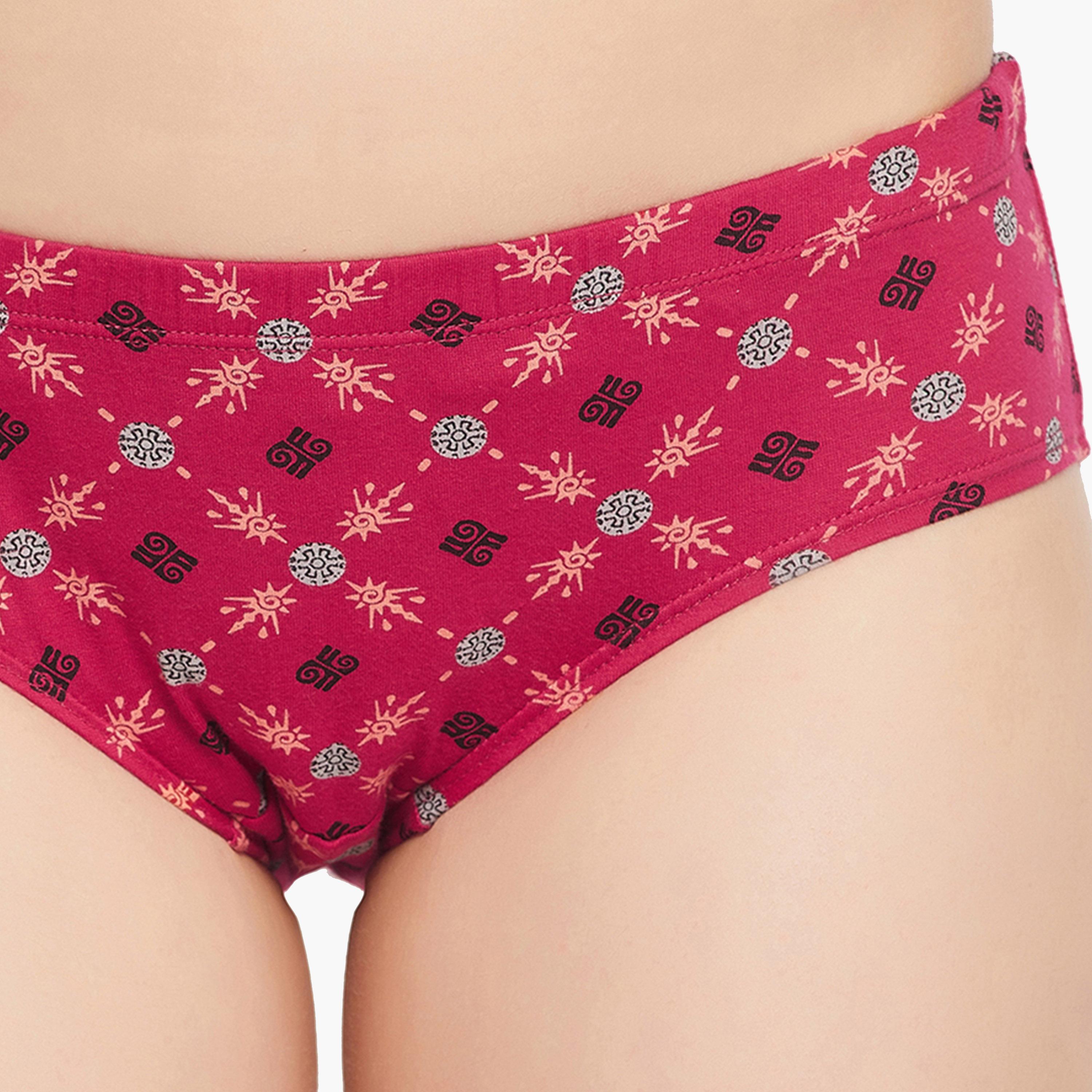 Clovia X Styli Multicolor Pack of 3 Mid Waist Floral Printed Hipster Briefs-women-clothing-lingerie-panties-image-6