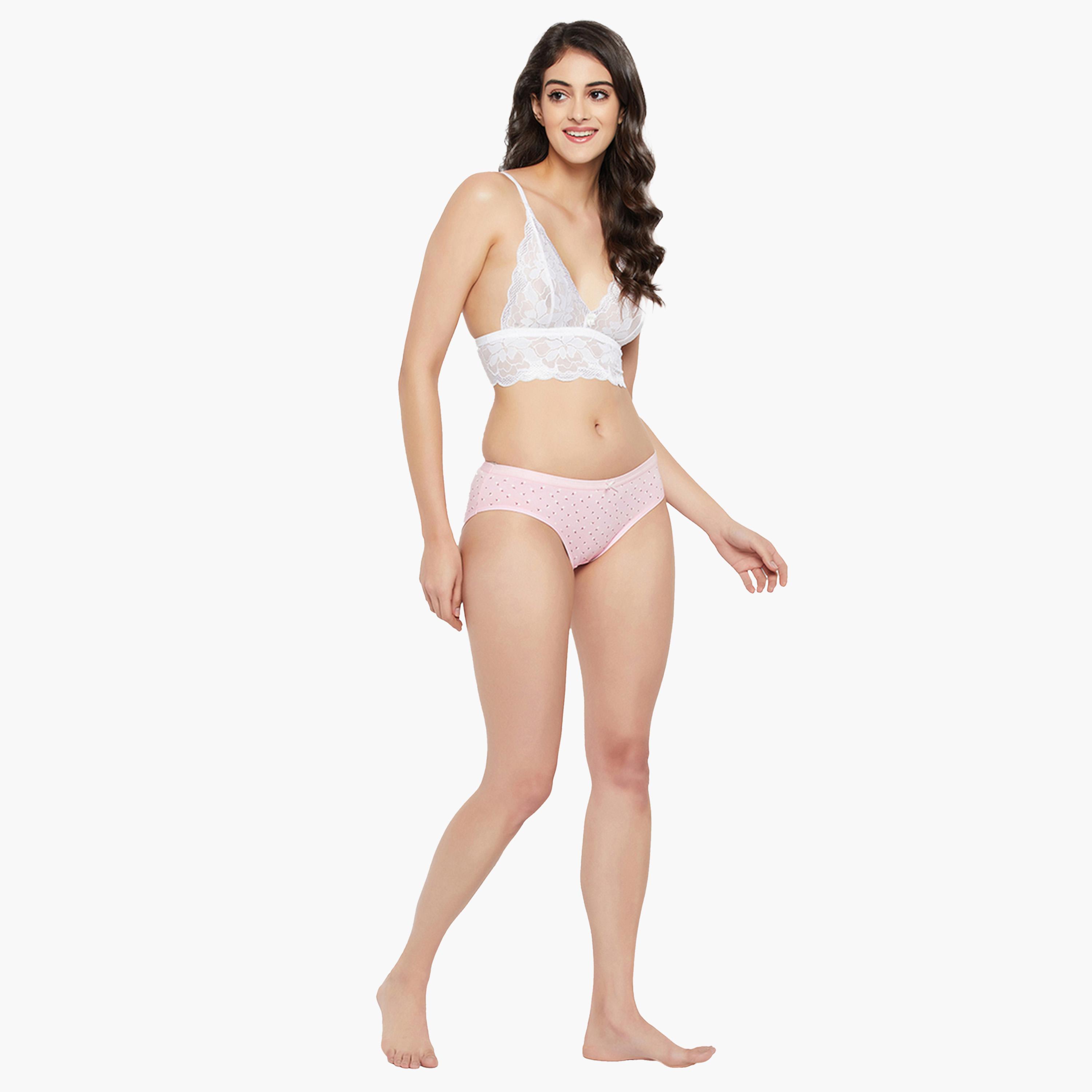 كولفيا × ستايلي - طقم 3 قطع - سروال بيكيني مطبوع بأزهار منخفض الخصر-women-clothing-lingerie-panties-image-13