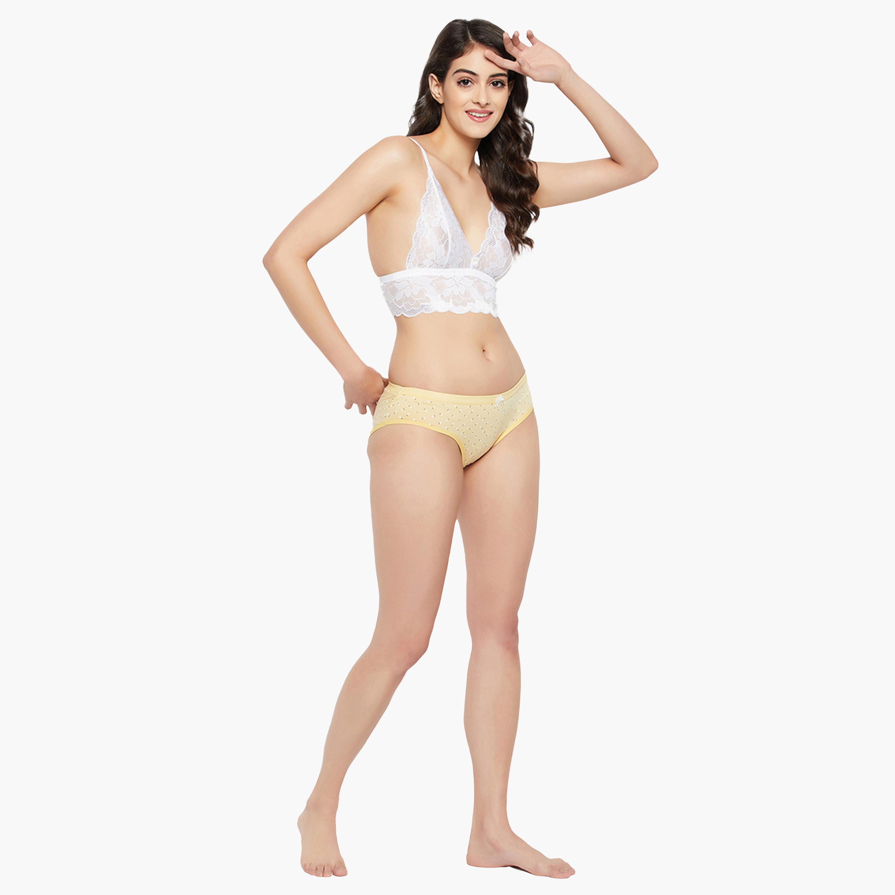 Clovia X Styli Pack of 3 Low Waist Floral Print Bikini Briefs-women-clothing-lingerie-panties-image-2