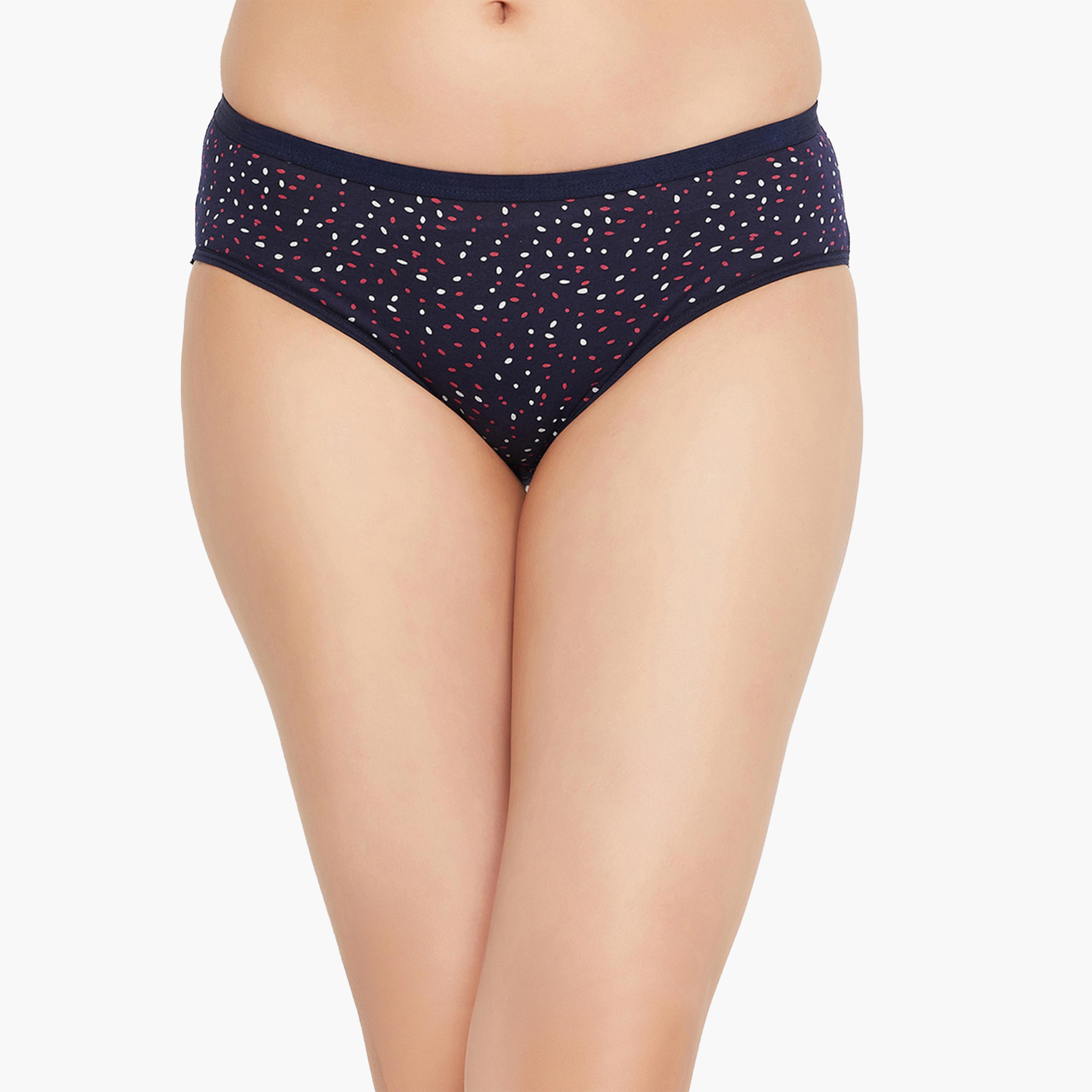 كولفيا × ستايلي - طقم 3 قطع للنساء - سروال بيكيني مطبوع منخفض الخصر-women-clothing-lingerie-panties-image-1