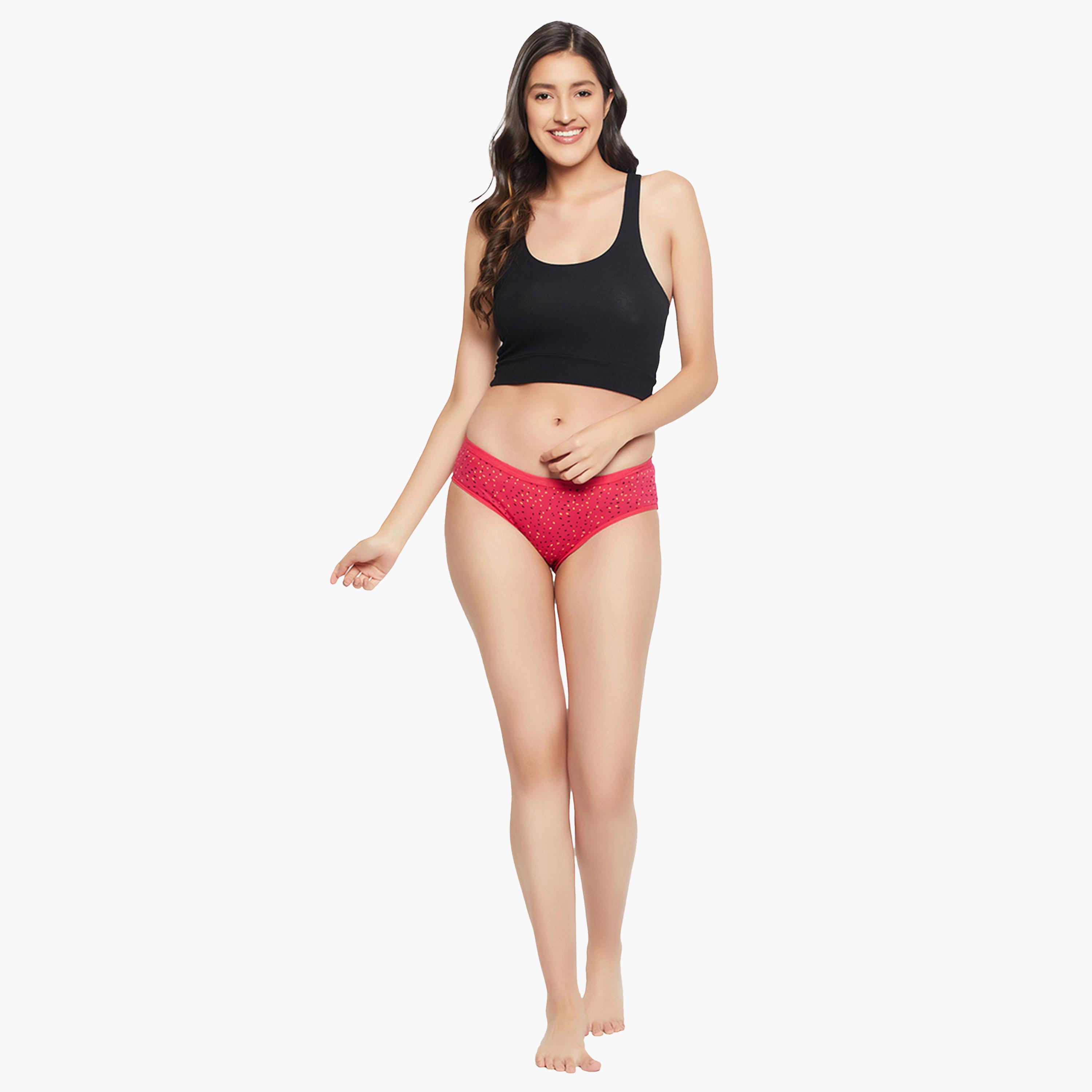 كولفيا × ستايلي - طقم 3 قطع للنساء - سروال بيكيني مطبوع منخفض الخصر-women-clothing-lingerie-panties-image-13