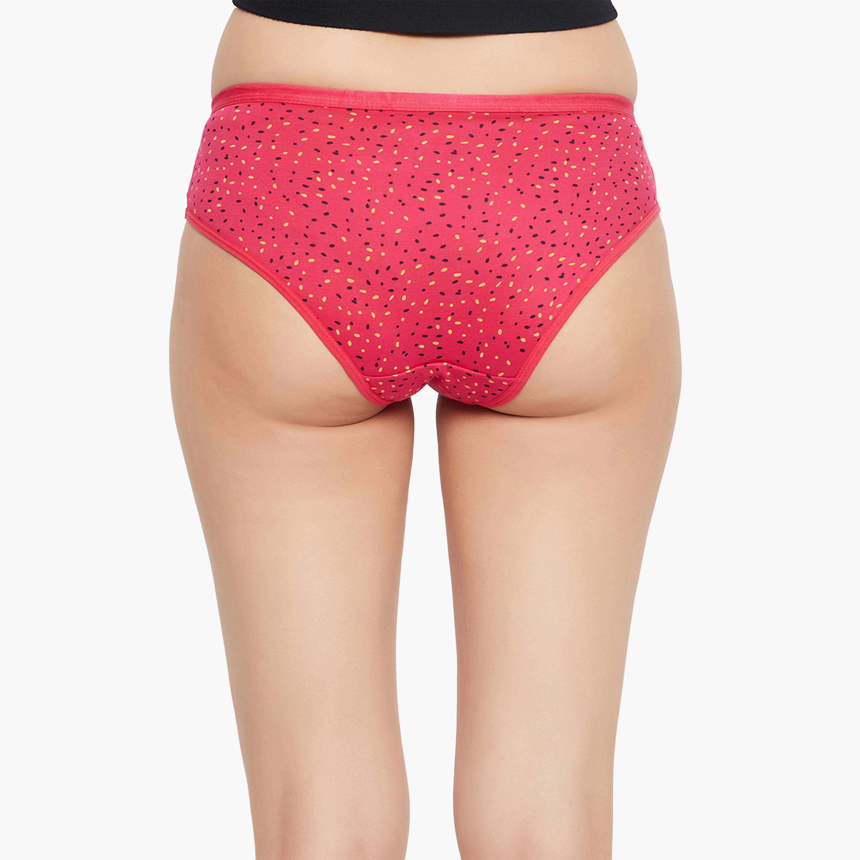 كولفيا × ستايلي - طقم 3 قطع للنساء - سروال بيكيني مطبوع منخفض الخصر-women-clothing-lingerie-panties-image-17