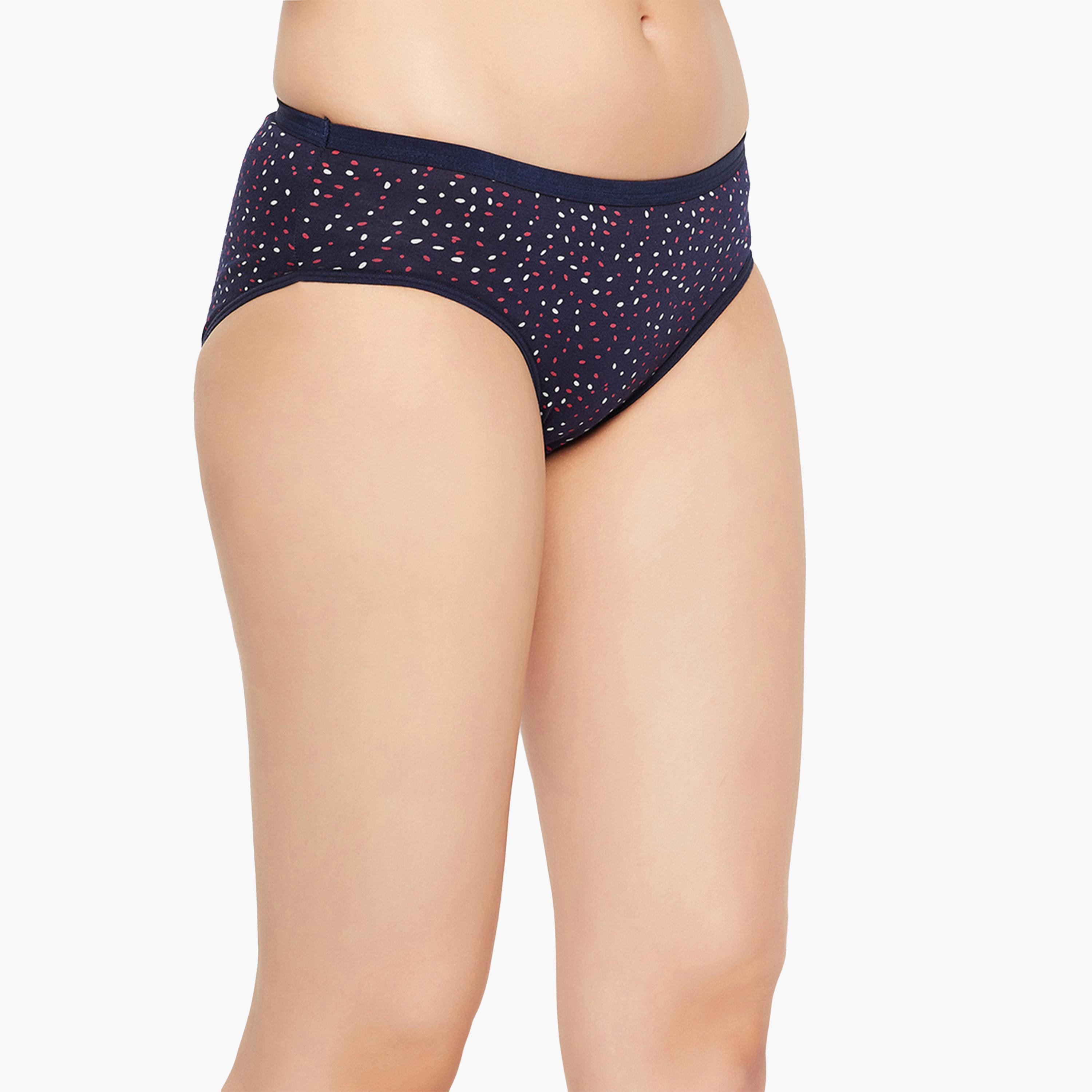 كولفيا × ستايلي - طقم 3 قطع للنساء - سروال بيكيني مطبوع منخفض الخصر-women-clothing-lingerie-panties-image-4