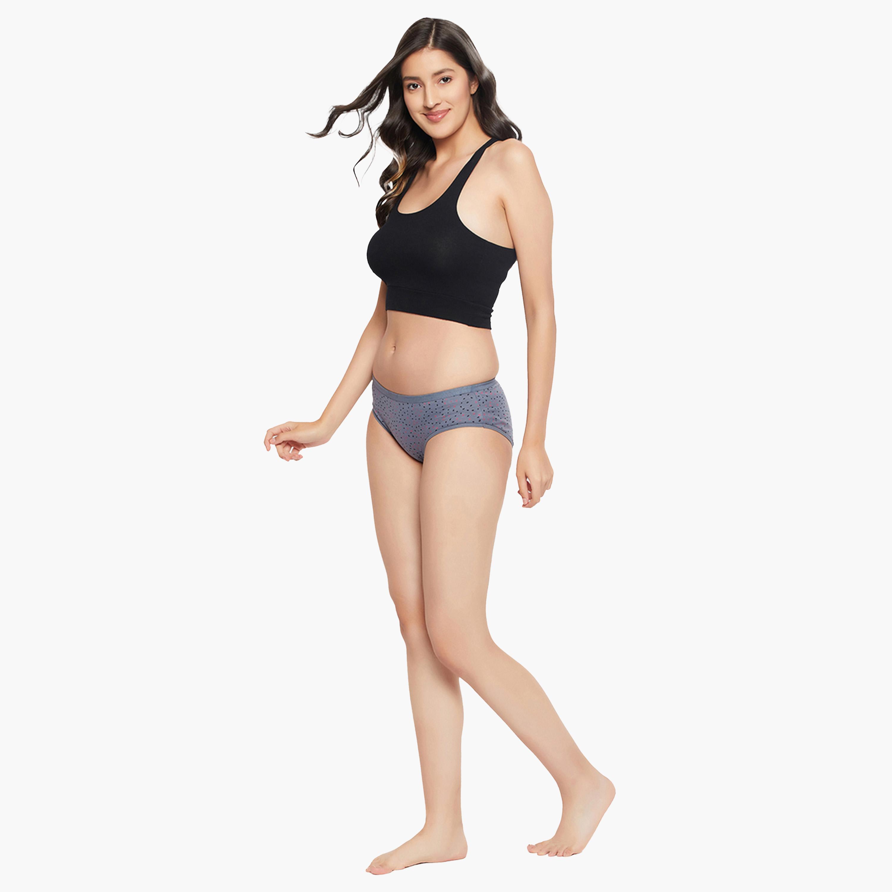 كولفيا × ستايلي - طقم 3 قطع للنساء - سروال بيكيني مطبوع منخفض الخصر-women-clothing-lingerie-panties-image-7