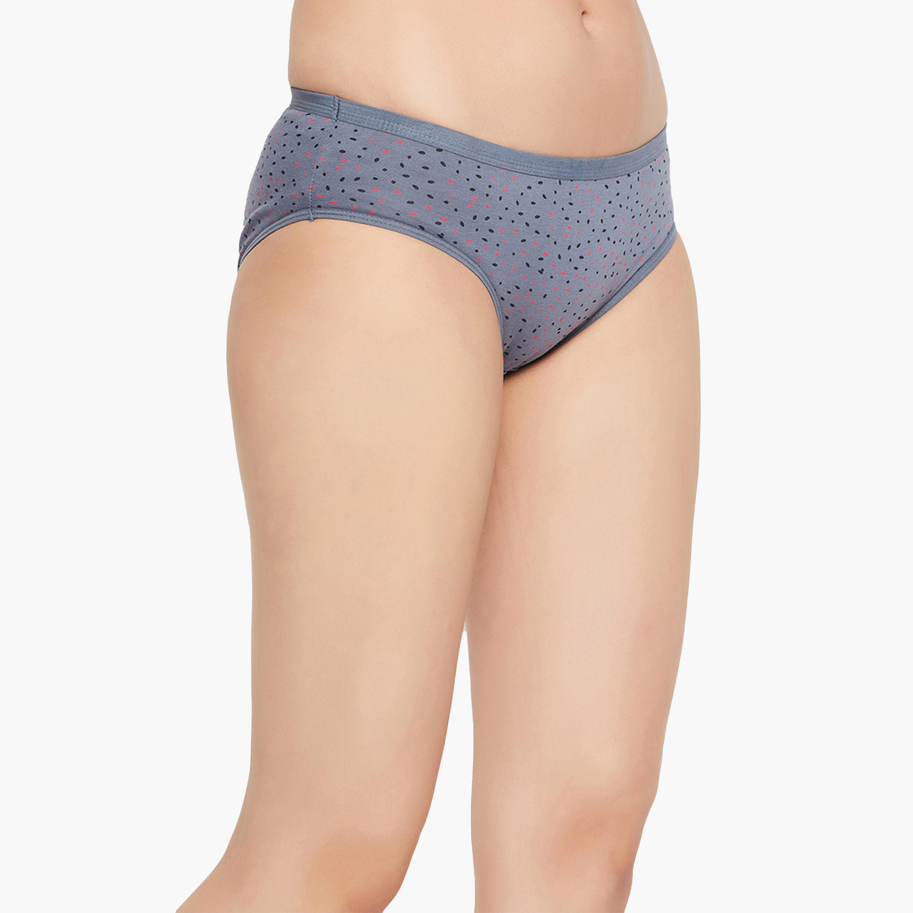 كولفيا × ستايلي - طقم 3 قطع للنساء - سروال بيكيني مطبوع منخفض الخصر-women-clothing-lingerie-panties-image-9