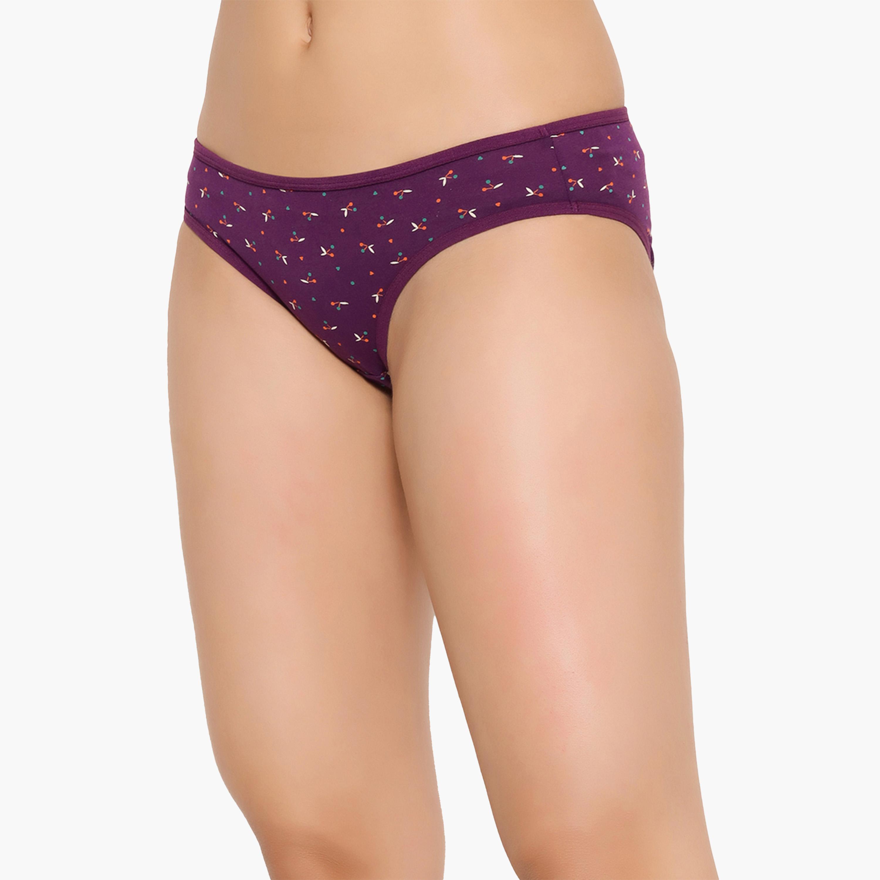 كولفيا × ستايلي - سروال بيكيني نسائي مطبوع متعدد الألوان بخصر منخفض-women-clothing-lingerie-panties-image-11