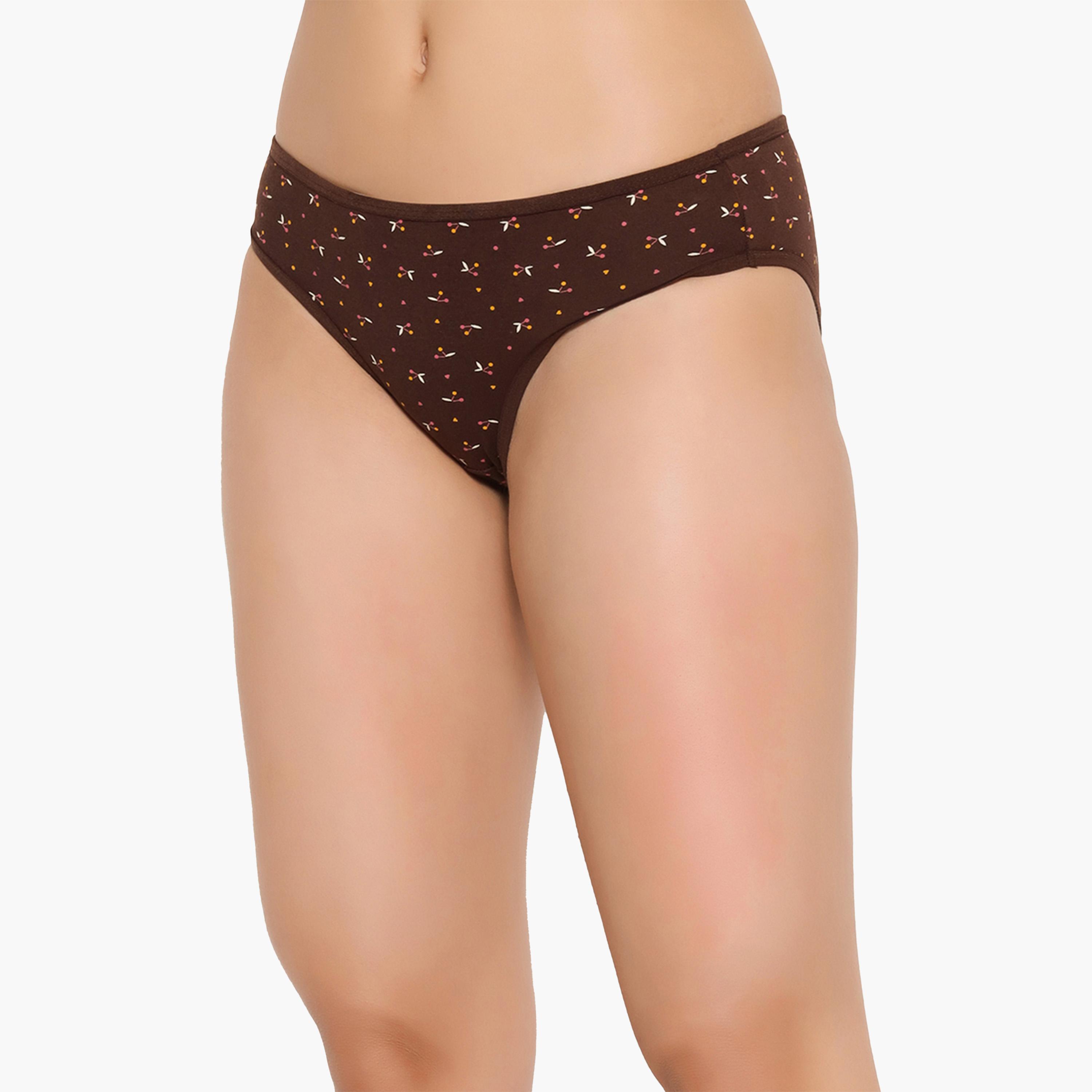 Clovia X Styli Women Multicolored Low Waist Printed Bikini Briefs-women-clothing-lingerie-panties-image-3