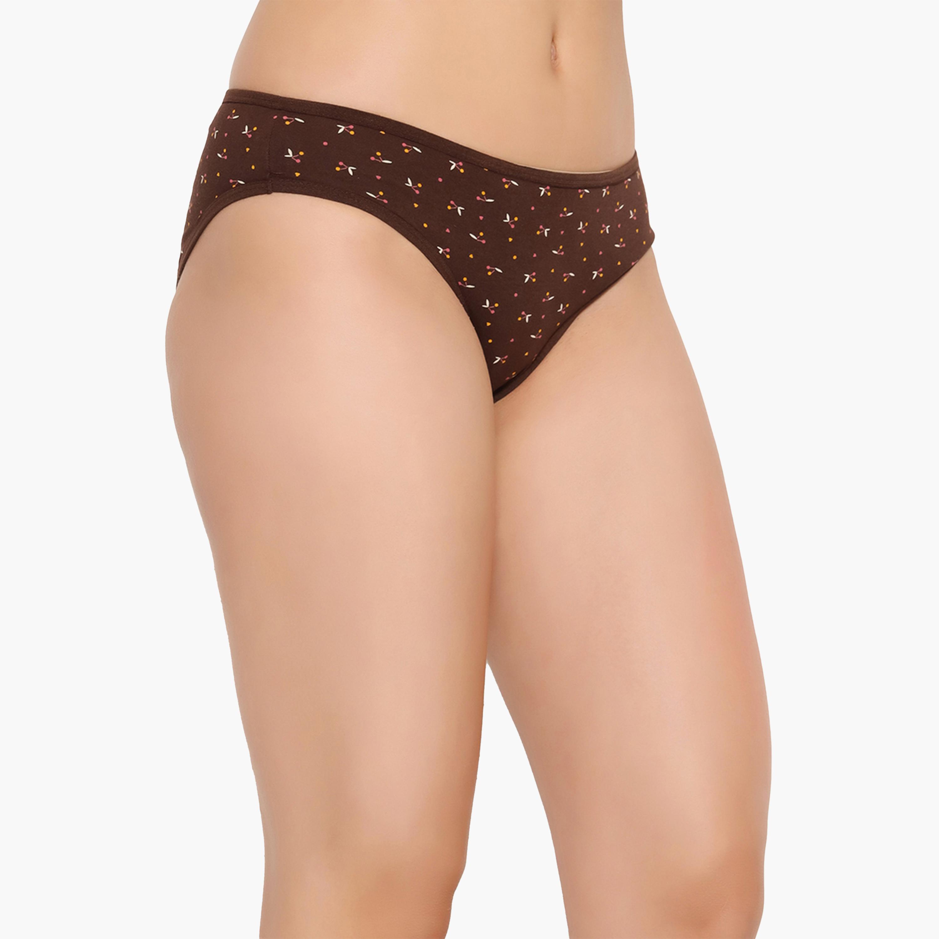 Clovia X Styli Women Multicolored Low Waist Printed Bikini Briefs-women-clothing-lingerie-panties-image-4