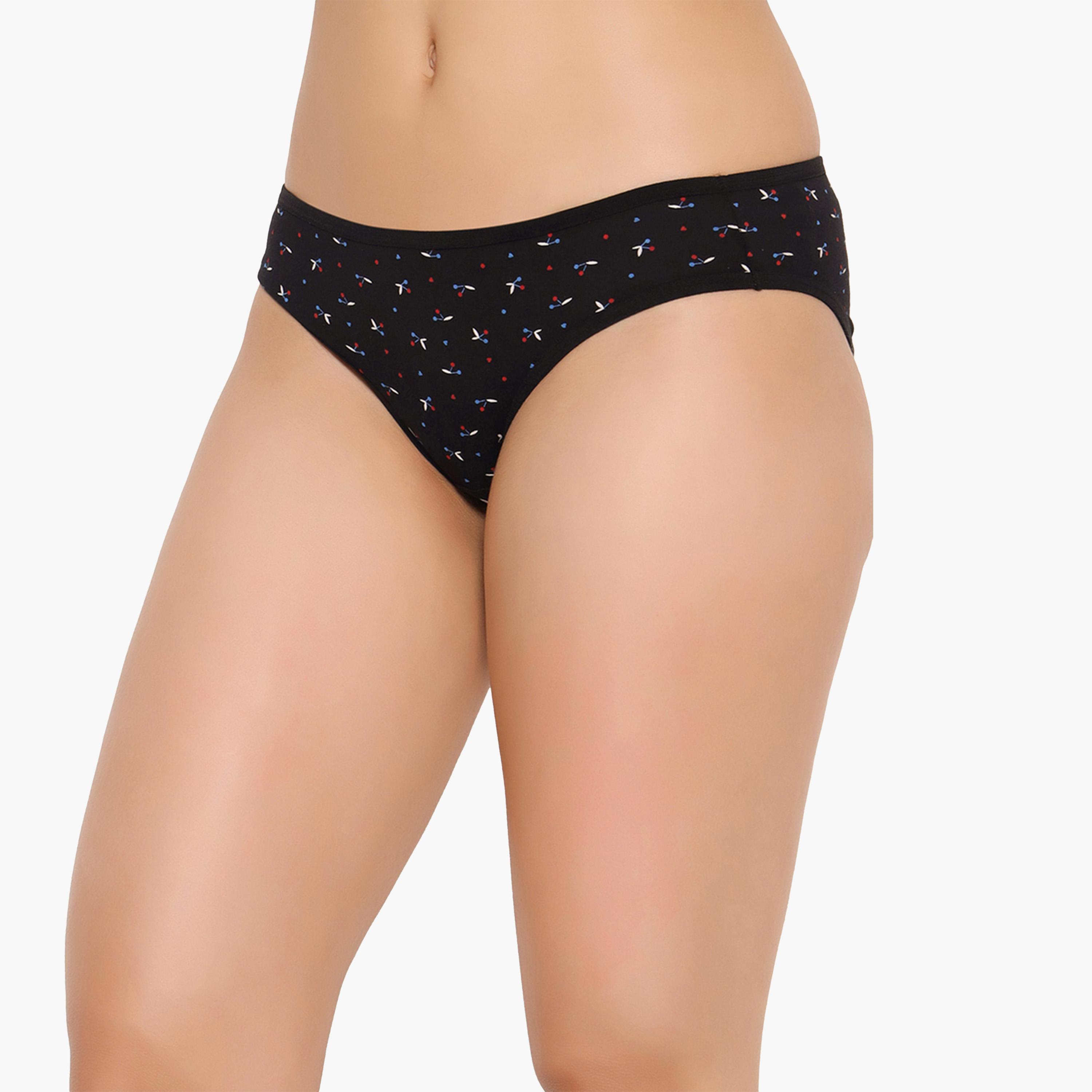 Clovia X Styli Women Multicolored Low Waist Printed Bikini Briefs-women-clothing-lingerie-panties-image-7