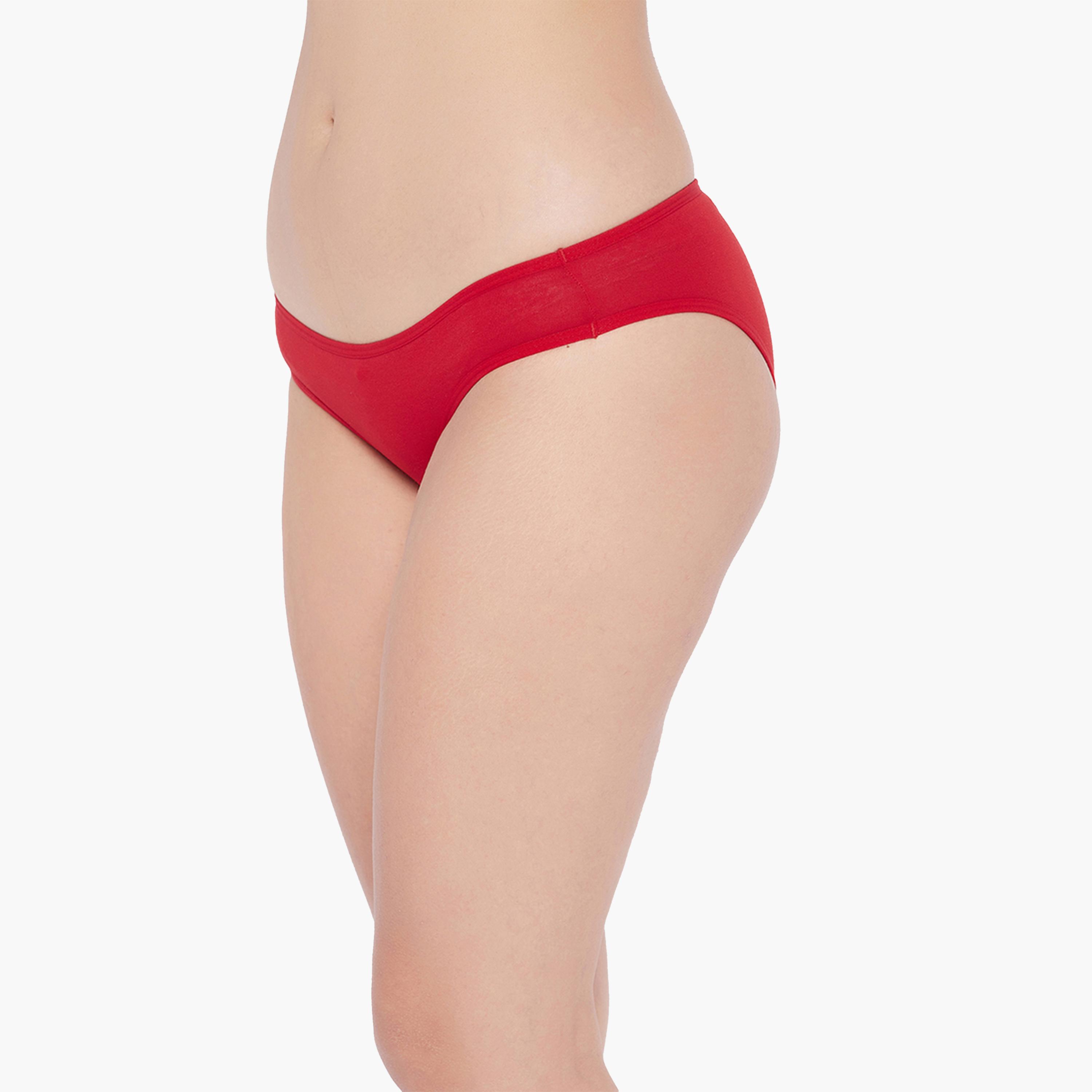Clovia X Styli Women Plain Pack of 3 Low Waist Bikini Briefs-women-clothing-lingerie-panties-image-2