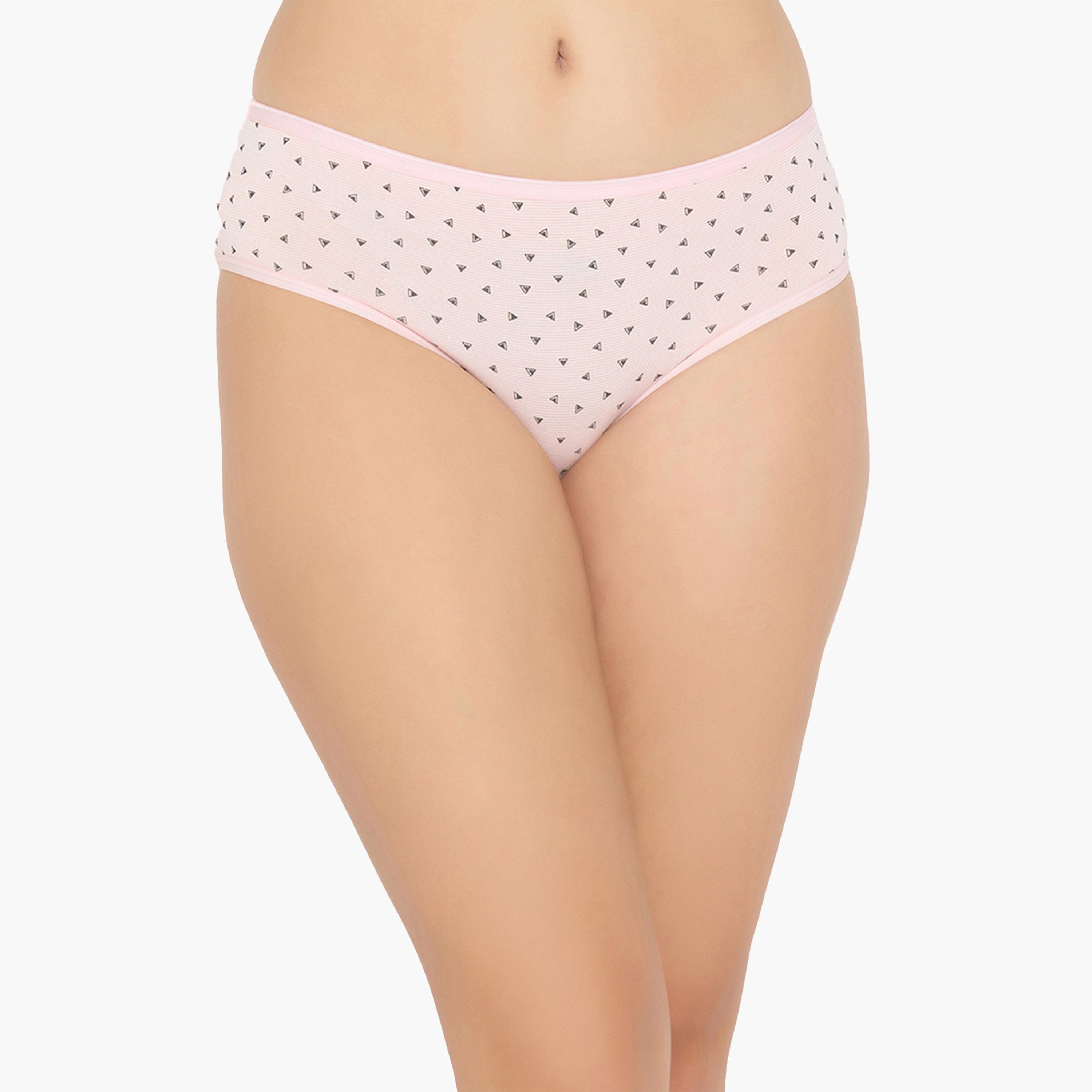 كولفيا × ستايلي - طقم 3 قطع للنساء - سروال بيكيني مورد متوسط الخصر-women-clothing-lingerie-panties-image-10