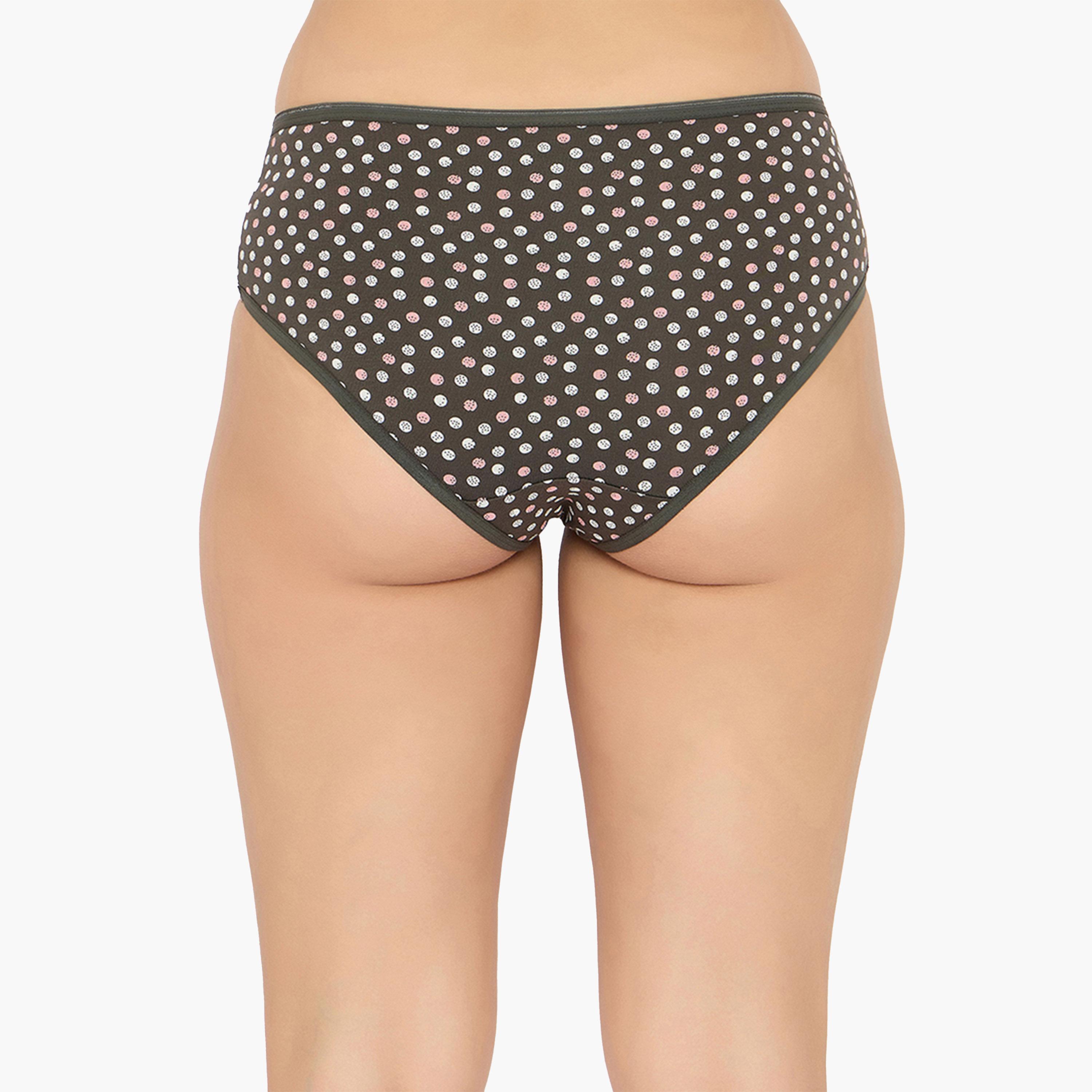 كولفيا × ستايلي - طقم 3 قطع للنساء - سروال بيكيني مورد متوسط الخصر-women-clothing-lingerie-panties-image-12