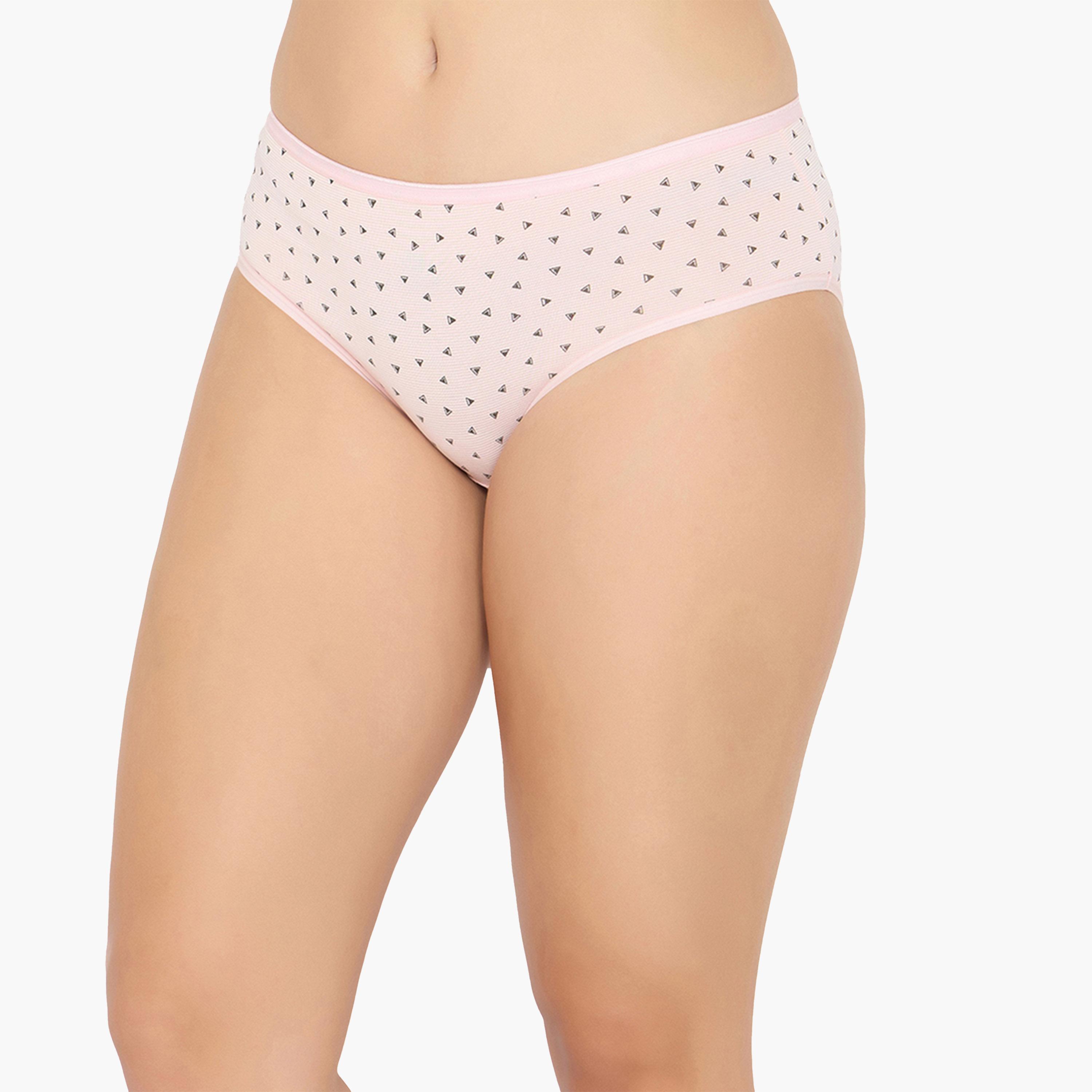 كولفيا × ستايلي - طقم 3 قطع للنساء - سروال بيكيني مورد متوسط الخصر-women-clothing-lingerie-panties-image-13