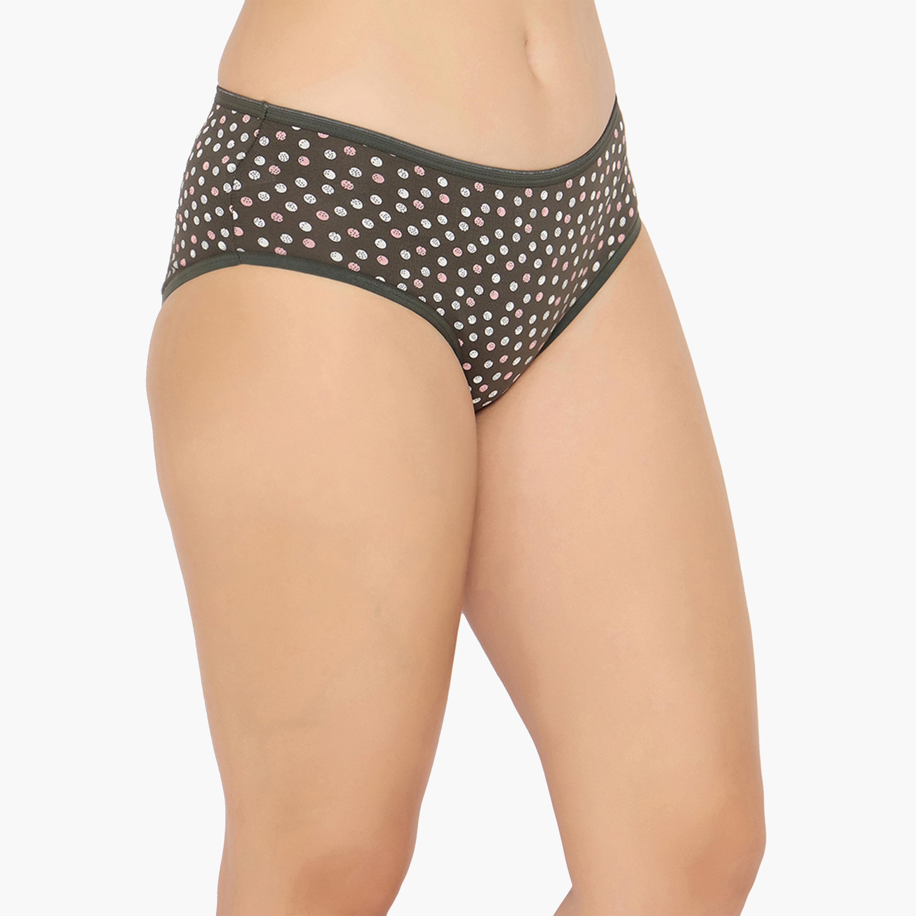 كولفيا × ستايلي - طقم 3 قطع للنساء - سروال بيكيني مورد متوسط الخصر-women-clothing-lingerie-panties-image-8