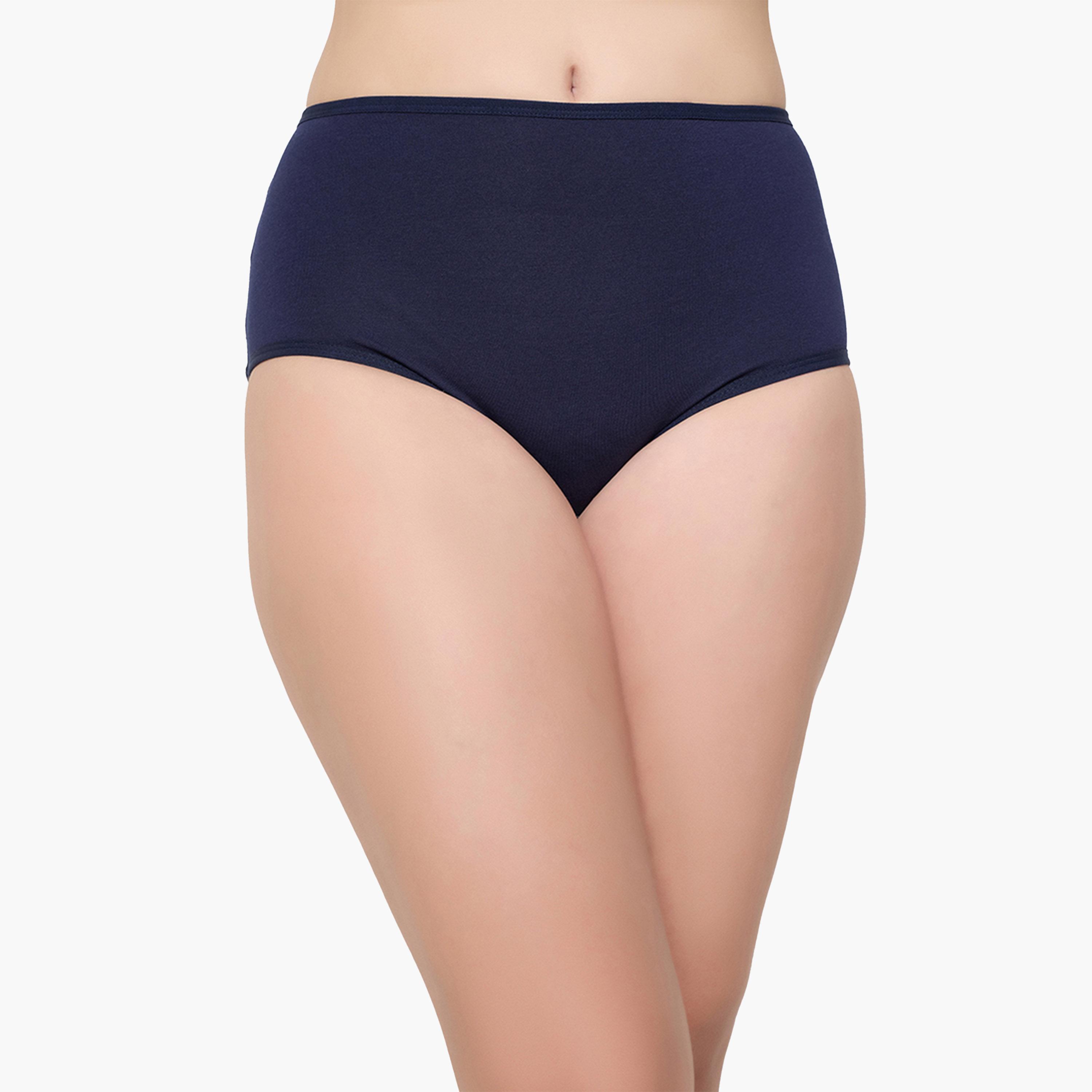 Clovia X Styli Women Pack of 3 Plain High Waist Hipster Briefs-women-clothing-lingerie-panties-image-1