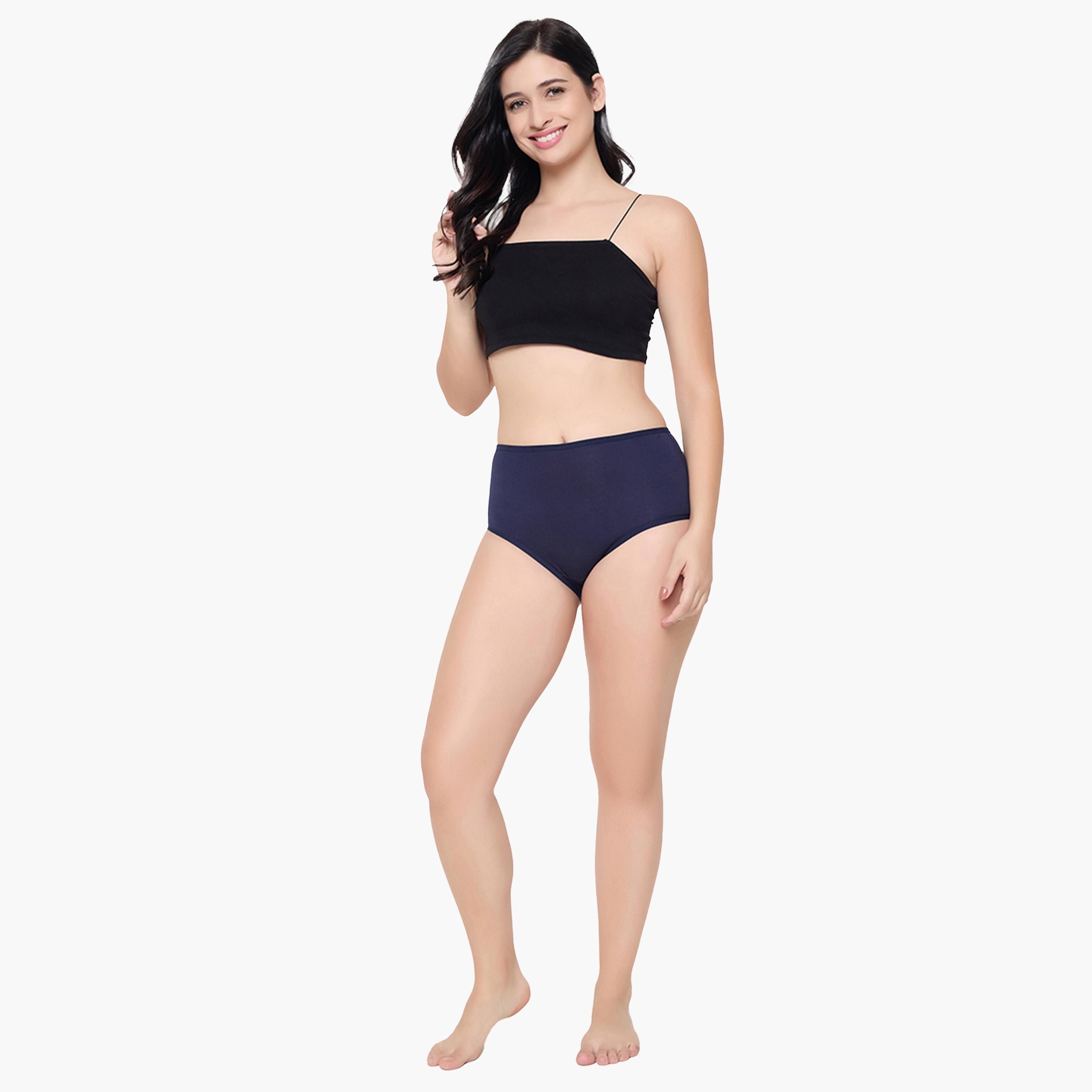 Clovia X Styli Women Pack of 3 Plain High Waist Hipster Briefs-women-clothing-lingerie-panties-image-2