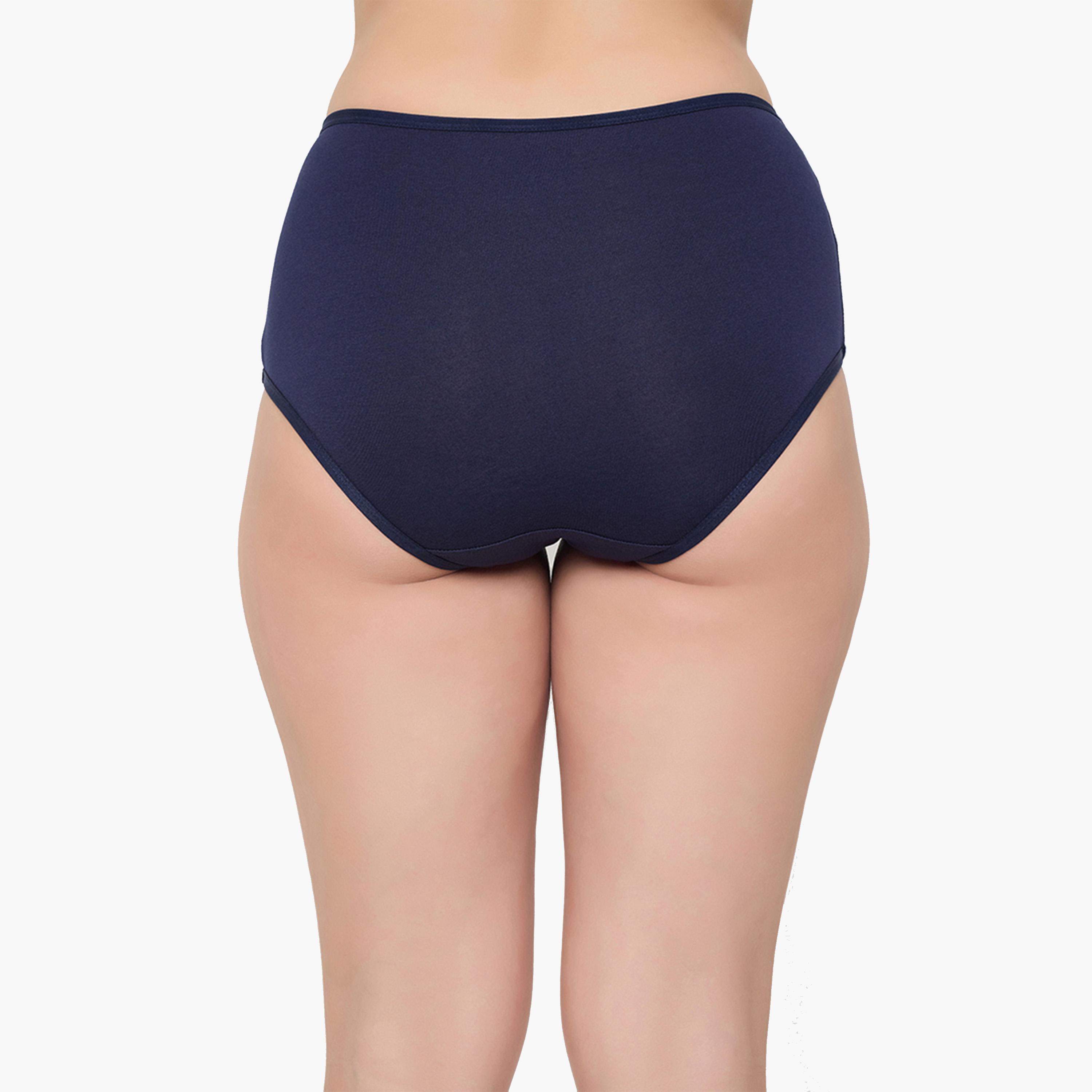 Clovia X Styli Women Pack of 3 Plain High Waist Hipster Briefs-women-clothing-lingerie-panties-image-5