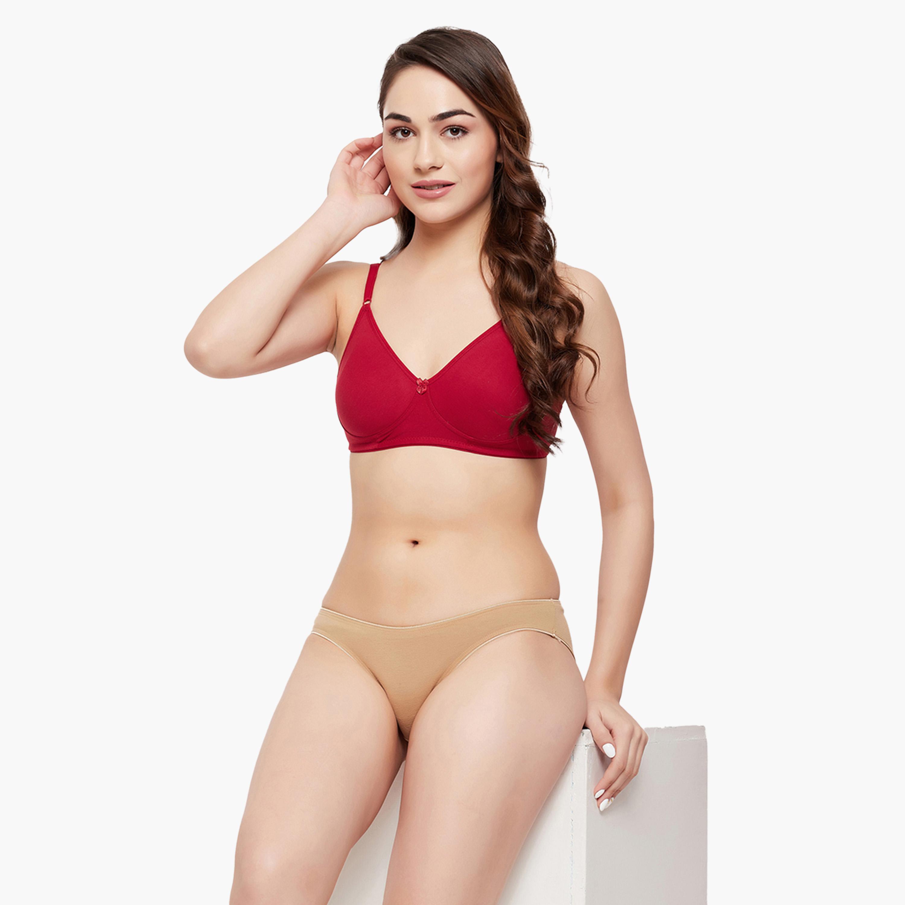 Clovia X Styli Women Pack of 3 Non-Padded Non-Wired Full Coverage Plain Bra-women-clothing-lingerie-bras-image-12
