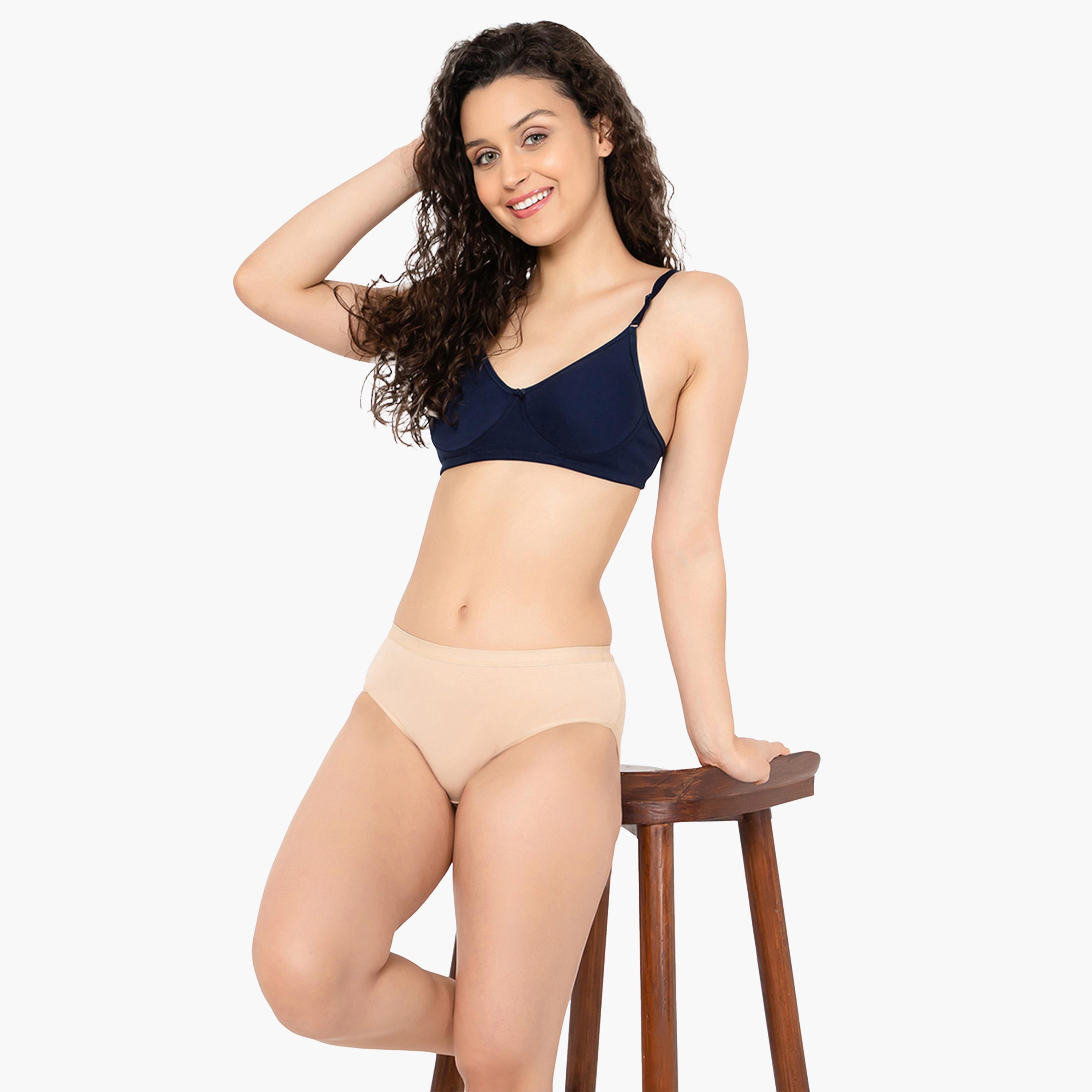 Clovia X Styli Women Pack of 3 Non-Padded Non-Wired Full Coverage Plain Bra-women-clothing-lingerie-bras-image-2