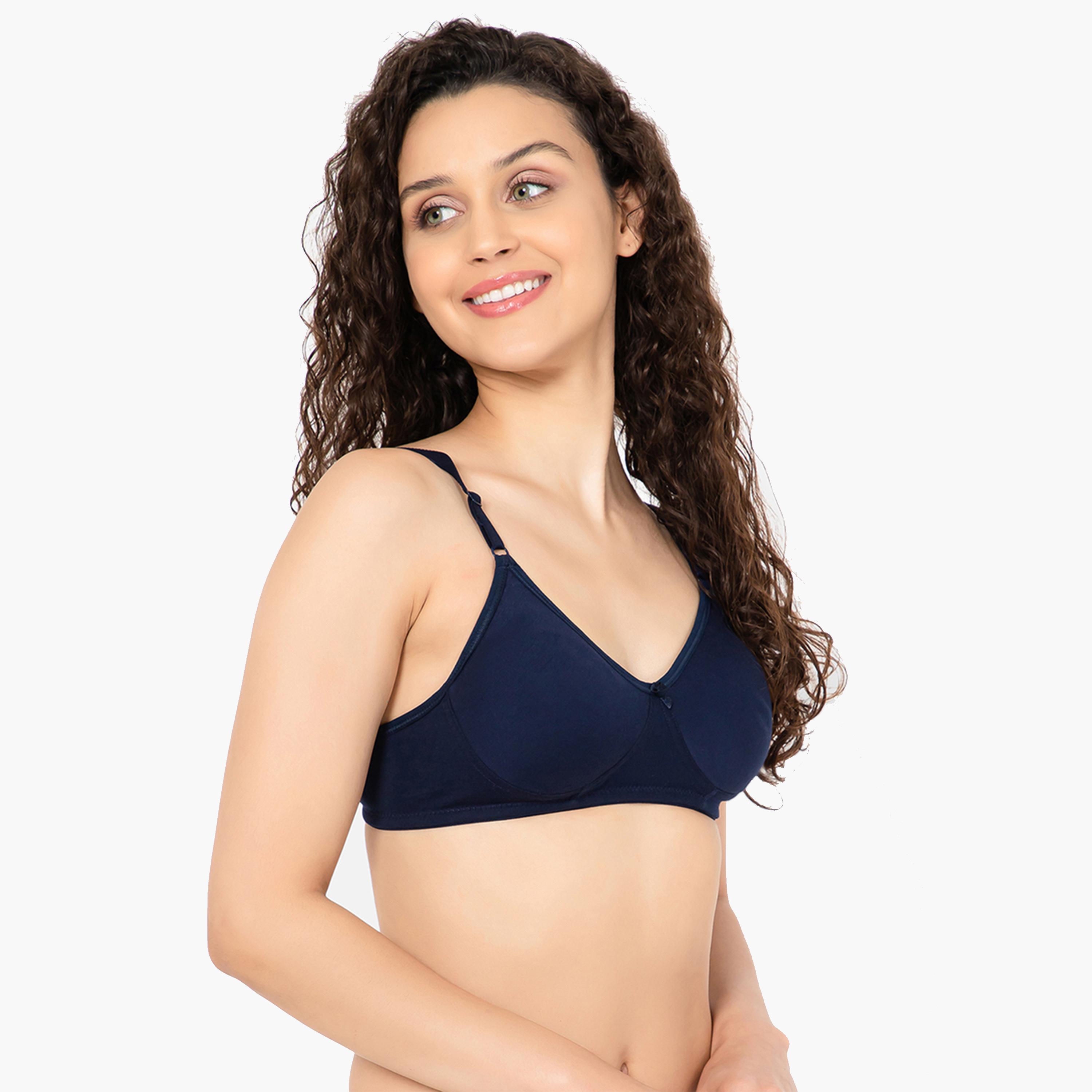 Clovia X Styli Women Pack of 3 Non-Padded Non-Wired Full Coverage Plain Bra-women-clothing-lingerie-bras-image-4