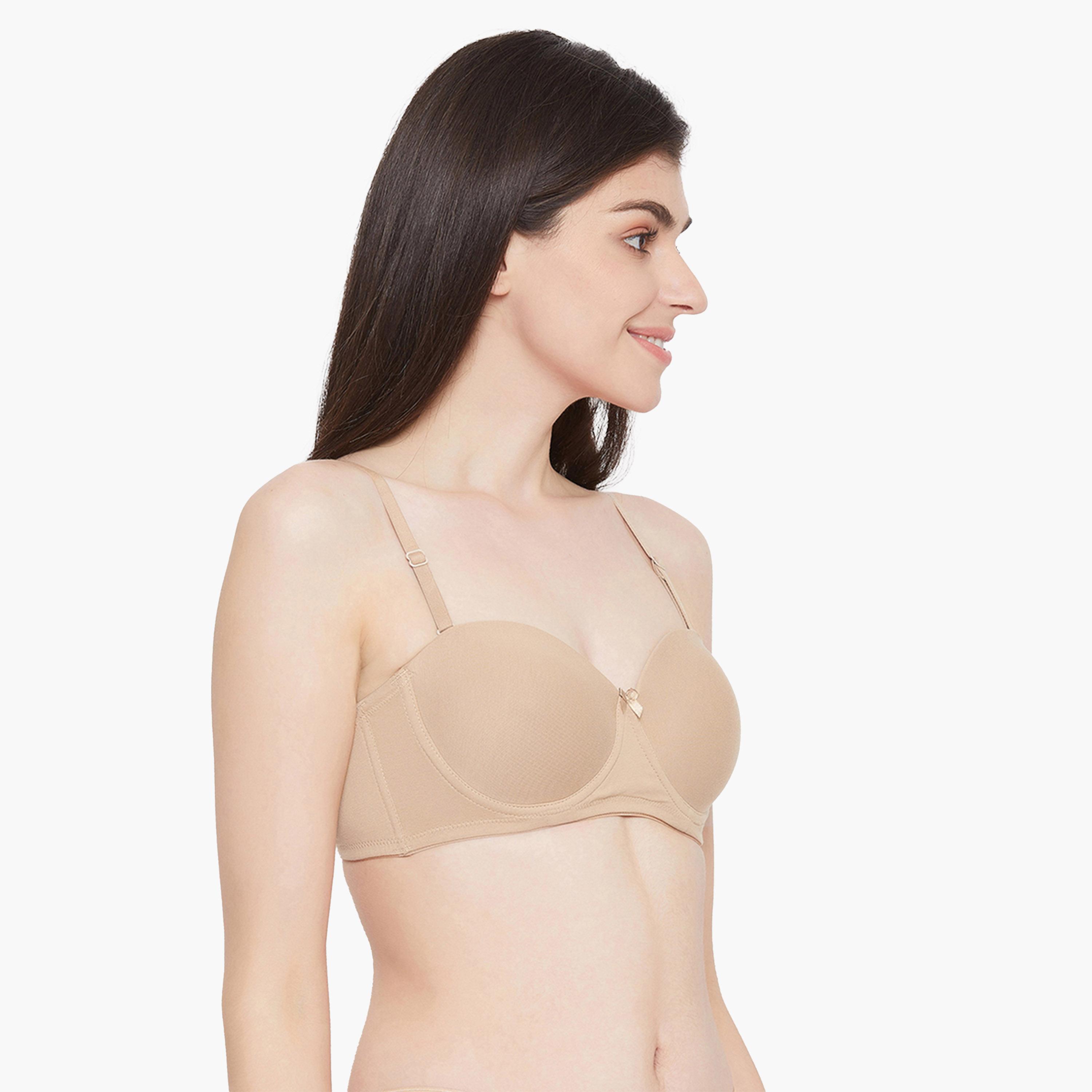Clovia X Styli Black Pack of 2 Padded Underwired Full Coverage Multiway T-Shirt Bras-women-clothing-lingerie-bras-image-7