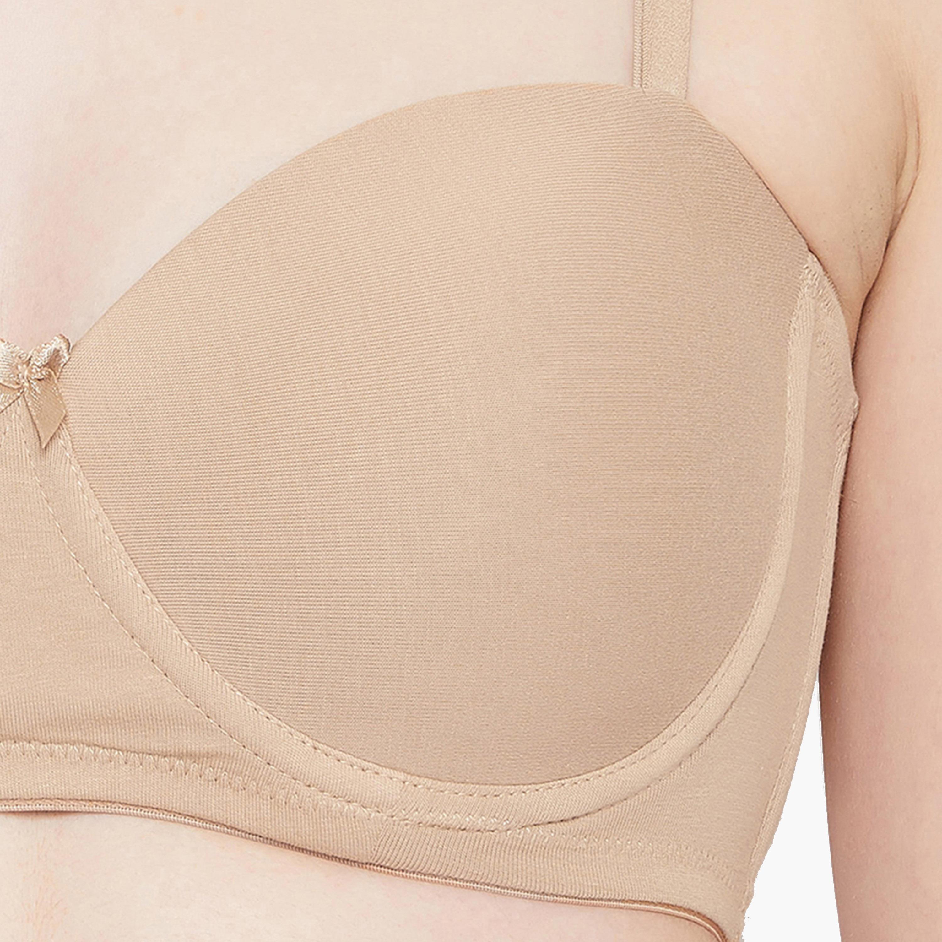 Clovia X Styli Black Pack of 2 Padded Underwired Full Coverage Multiway T-Shirt Bras-women-clothing-lingerie-bras-image-9