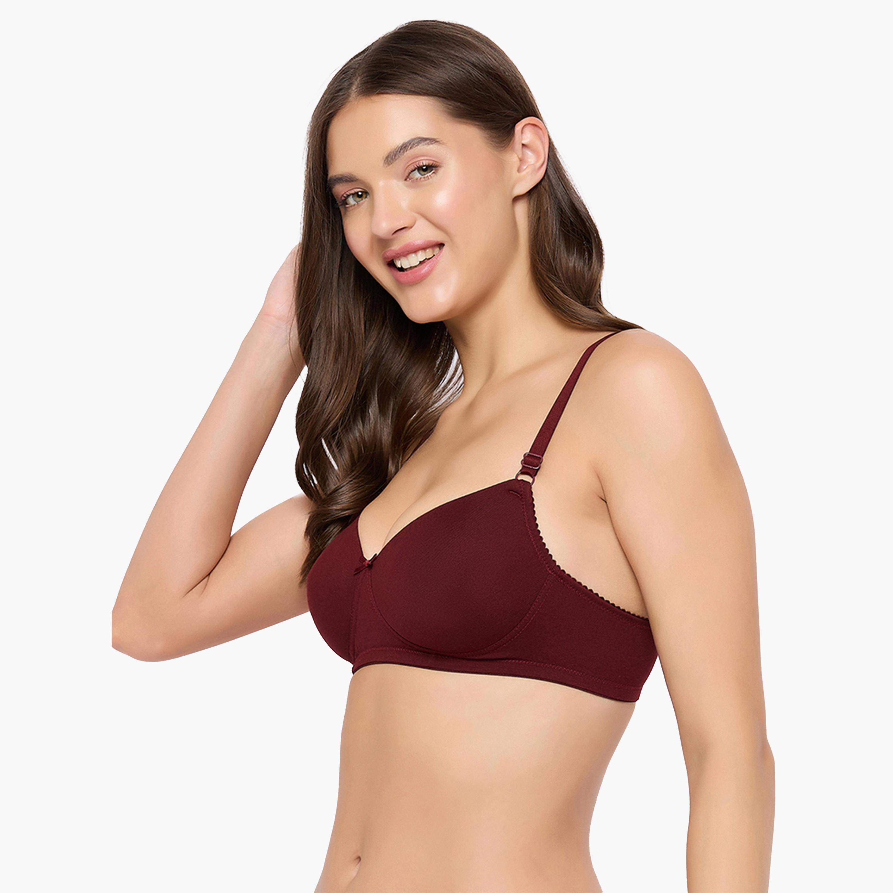 Clovia X Styli Multi Pack of 3 Padded Non-Wired Full Coverage Bra-women-clothing-lingerie-bras-image-2