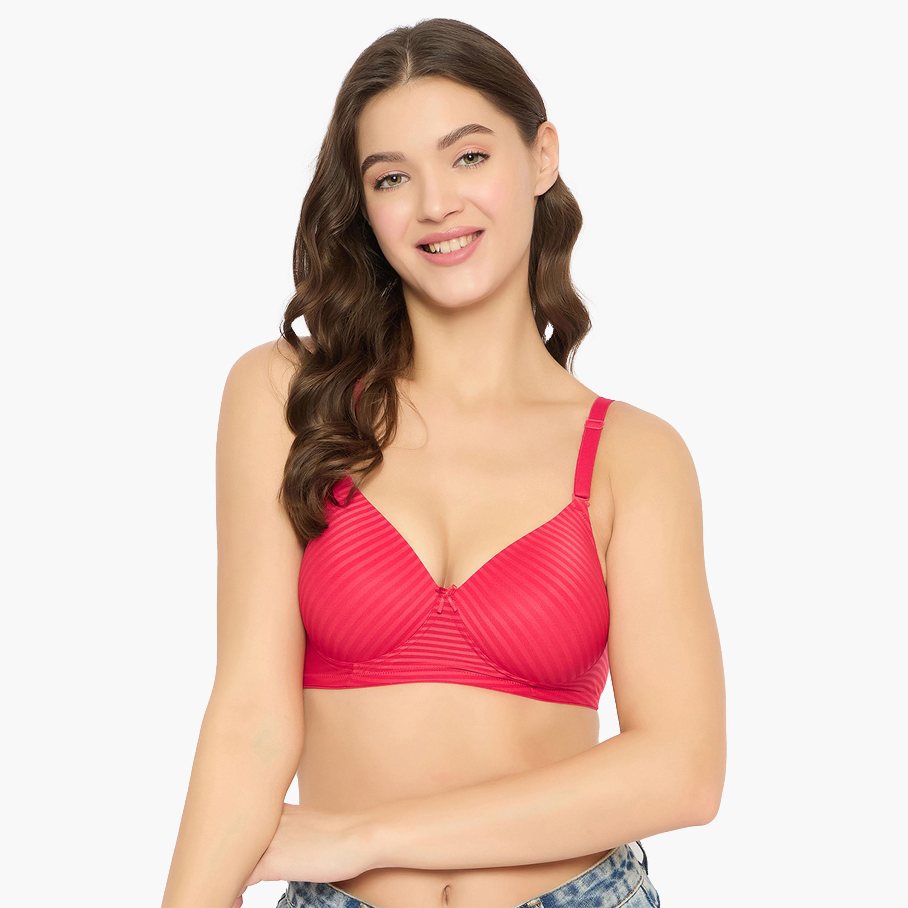 Clovia X Styli Women Pack of 3 Padded Non-Wired Full Coverage Multiway Self Striped T-shirt Bra-women-clothing-lingerie-bras-image-1