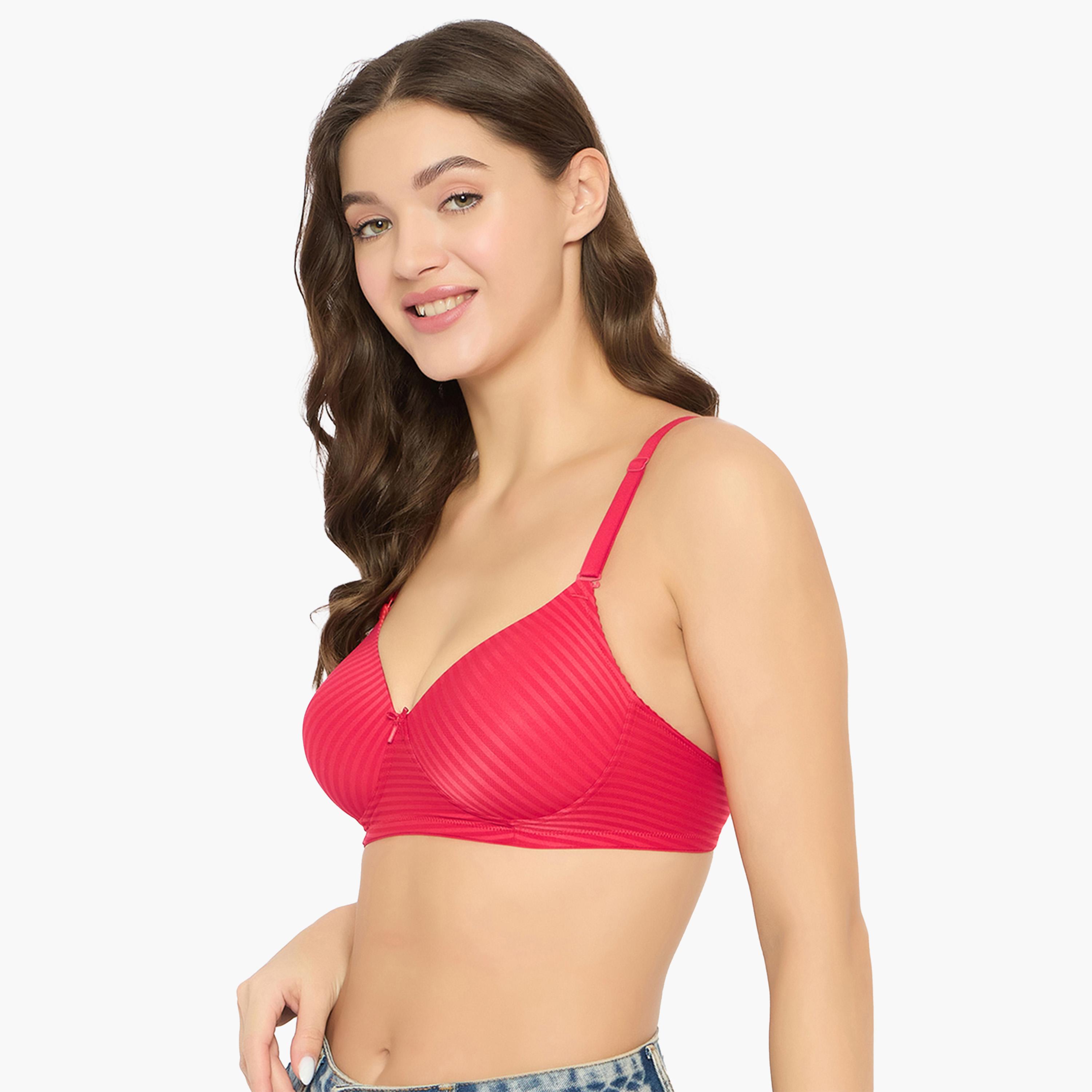 Clovia X Styli Women Pack of 3 Padded Non-Wired Full Coverage Multiway Self Striped T-shirt Bra-women-clothing-lingerie-bras-image-3